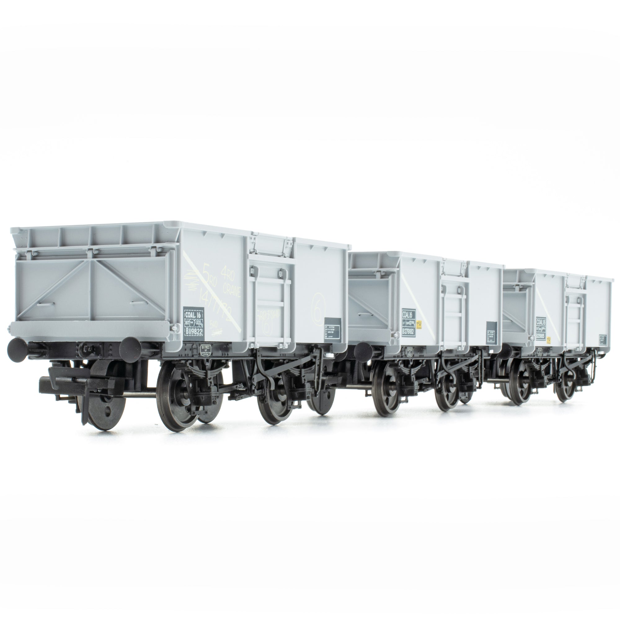 BR 16T Mineral – 1/108 – BR Freight Grey (Pre-TOPS COAL 16) – Pack E
