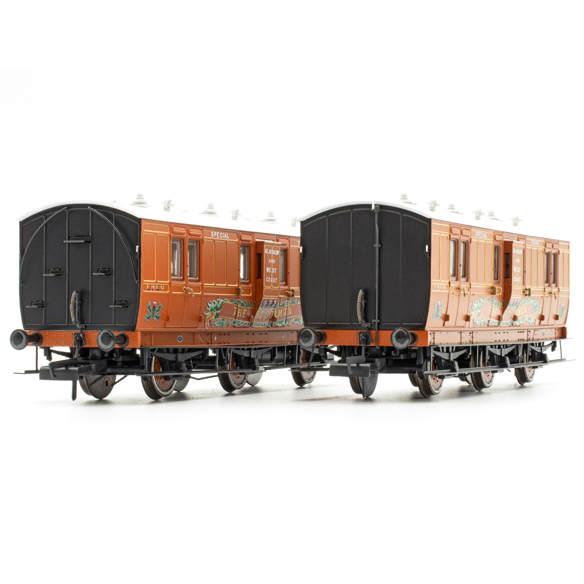 Genesis 6w - LNER Bemaltes Teakholz/'Der Schotte' - Doppelpack F