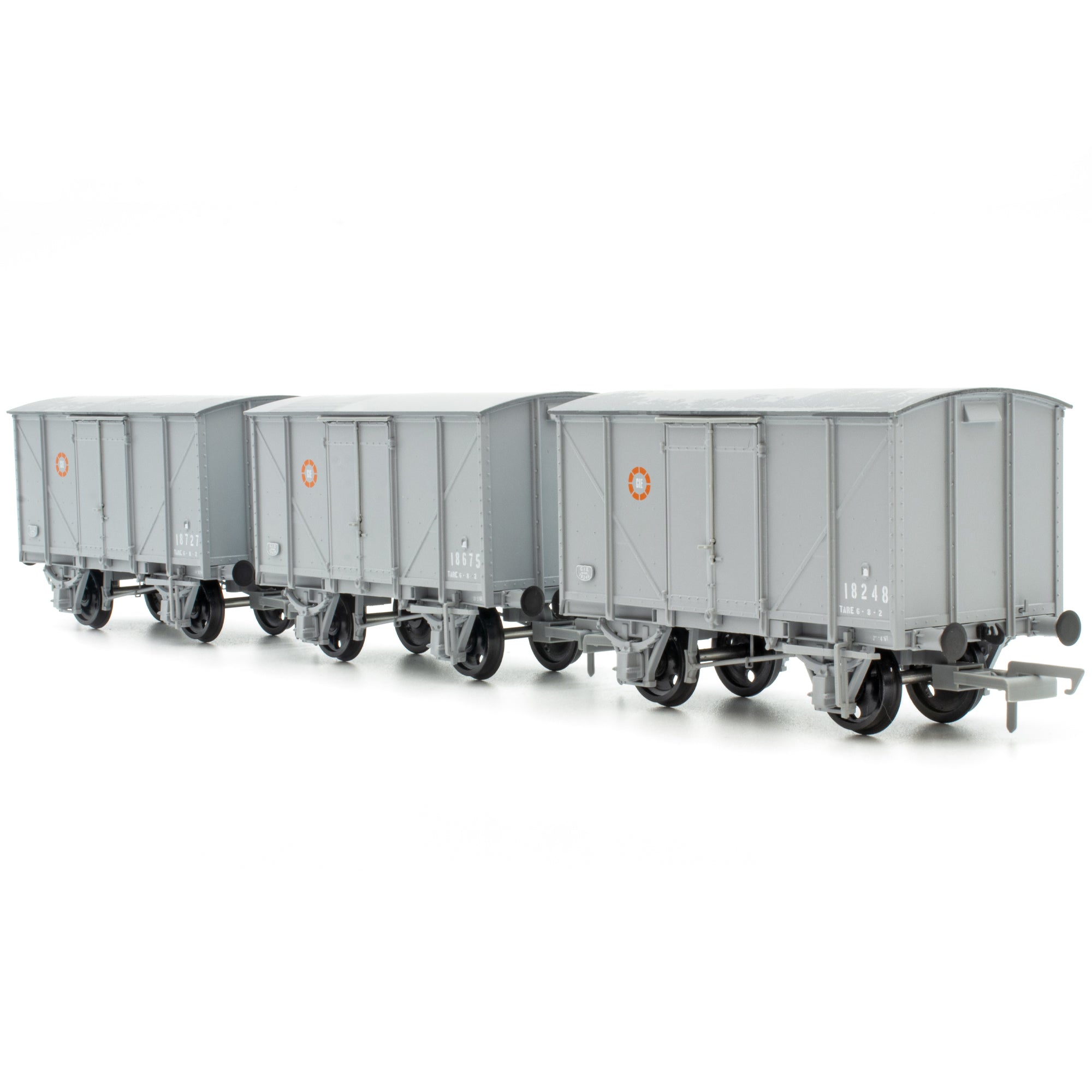 CIE Bulleid H Van – Grau (CIE-Roundel-Ära) – ohne Ausstattung – Pack 1