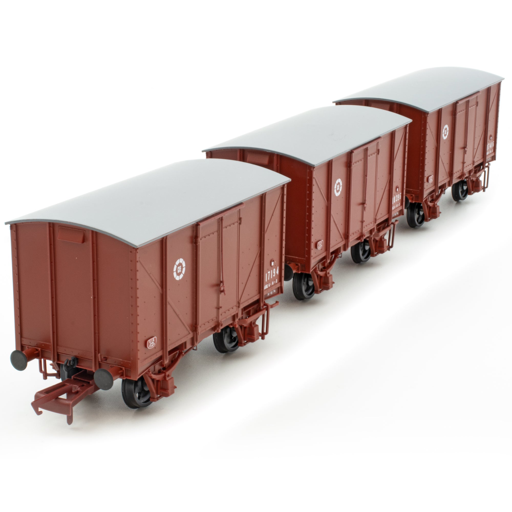 CIE Bulleid H Van – Braun (CIE-Roundel-Ära) – ohne Ausstattung – Pack 2