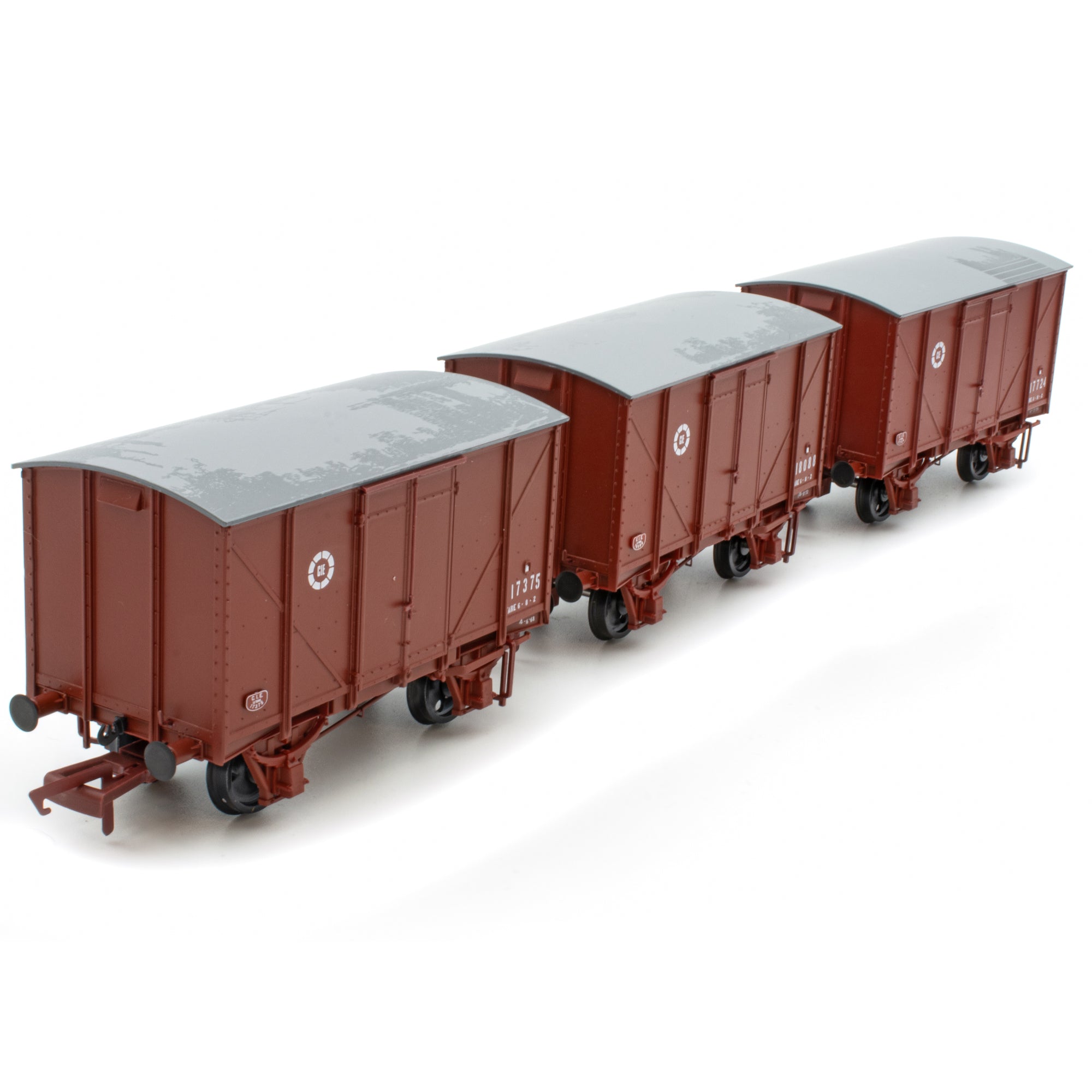 CIE Bulleid H Van – Braun (CIE-Roundel-Ära) – ohne Ausstattung – Pack 1