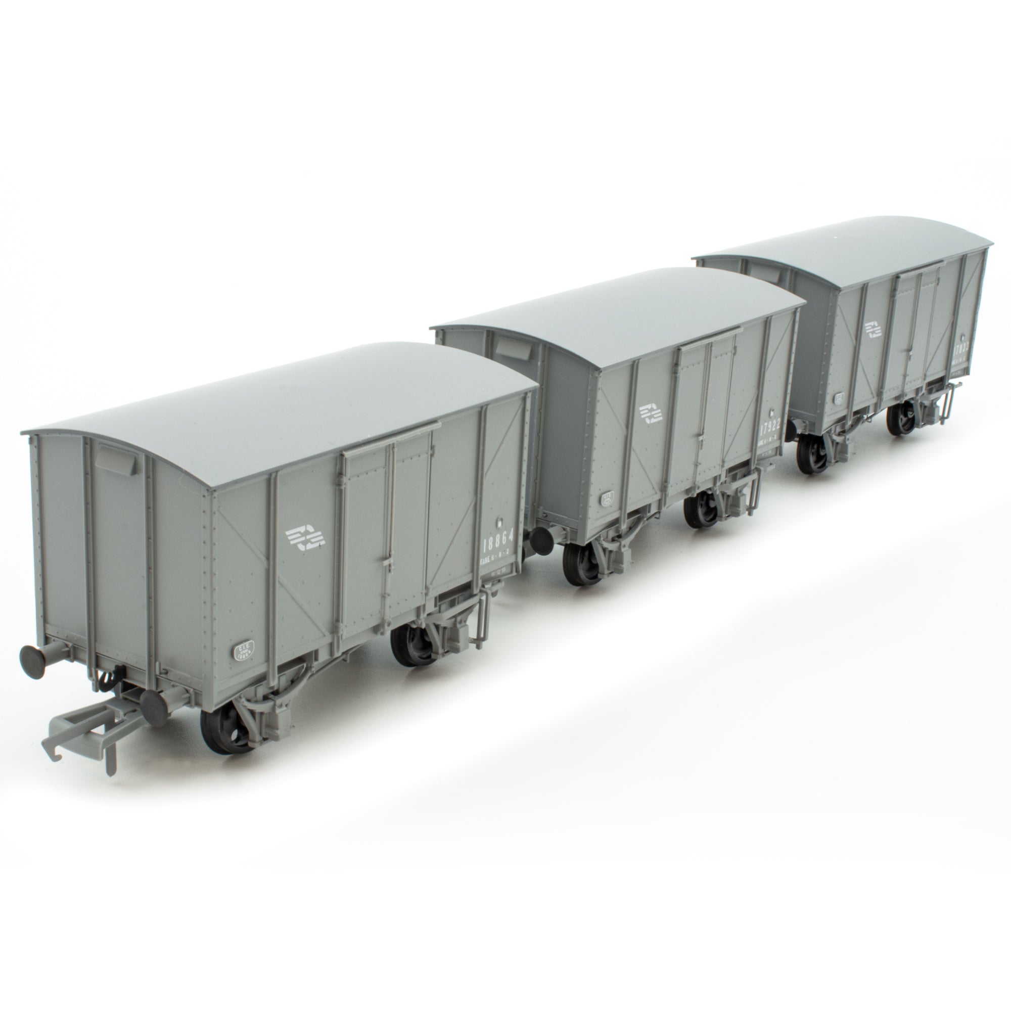 CIE Bulleid H Van – Grau (CIE Flying Snail-Ära) – ohne Ausstattung – Pack 2