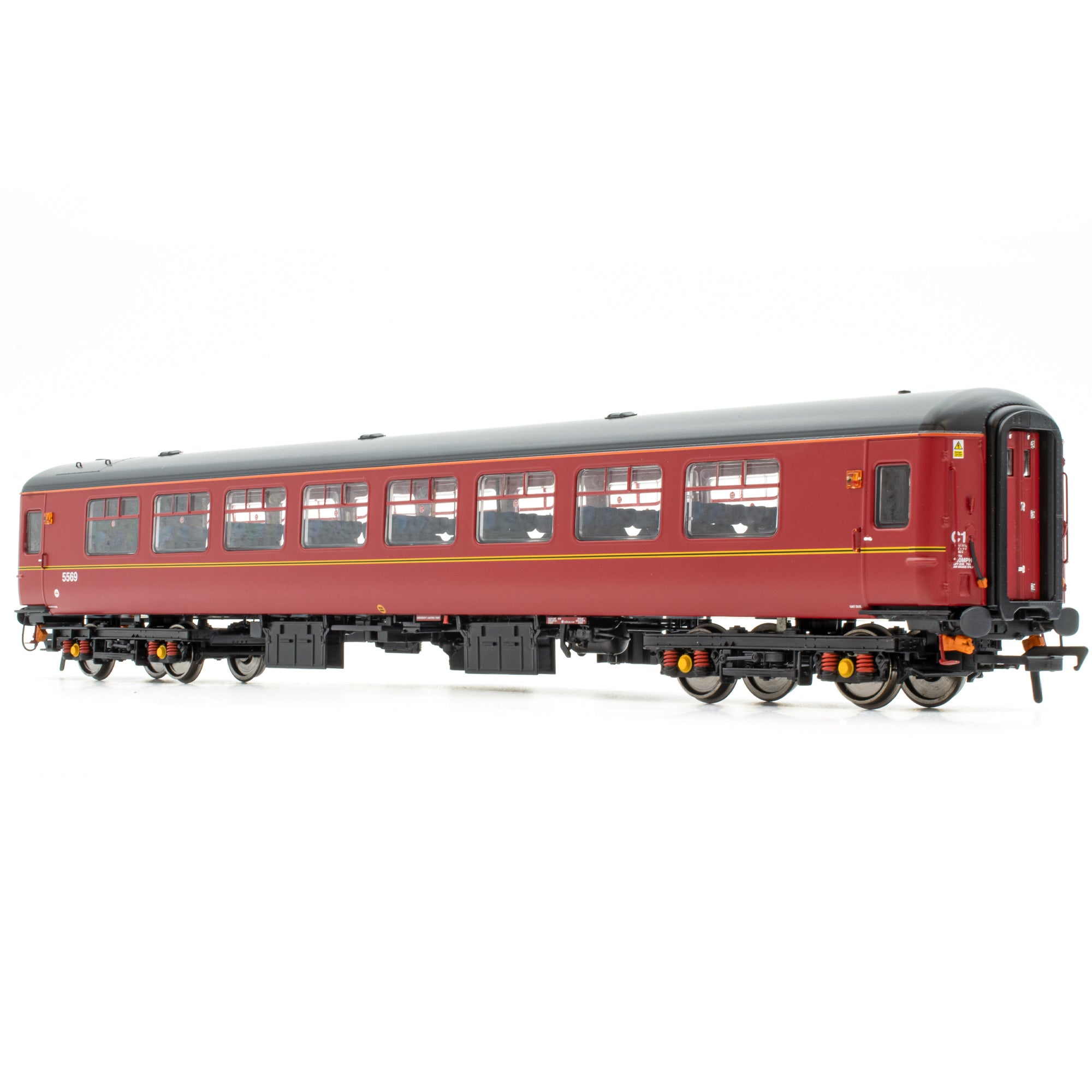 BR Mk.2c (kleines Toilettenfenster) TSO 5569 Maroon (Südwales) & Westen)