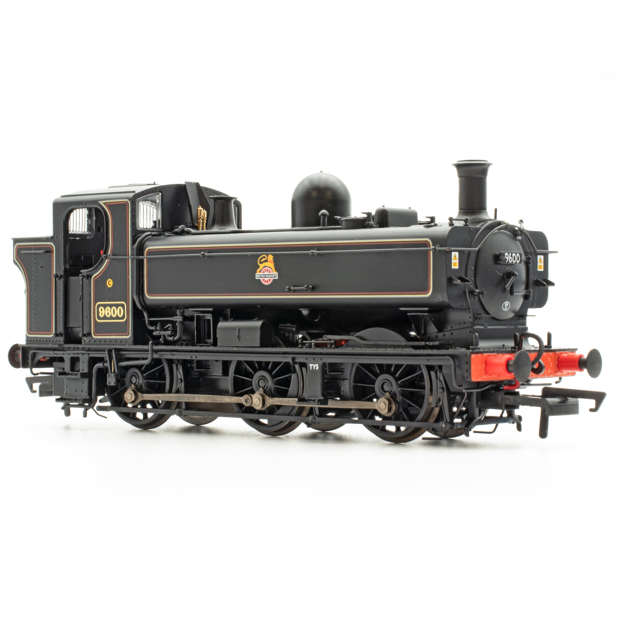 8750 Klasse - 9600 - BR mit schwarzem Linien-Emblem der frühen Serie - Mit DCC-Sound ausgestattet