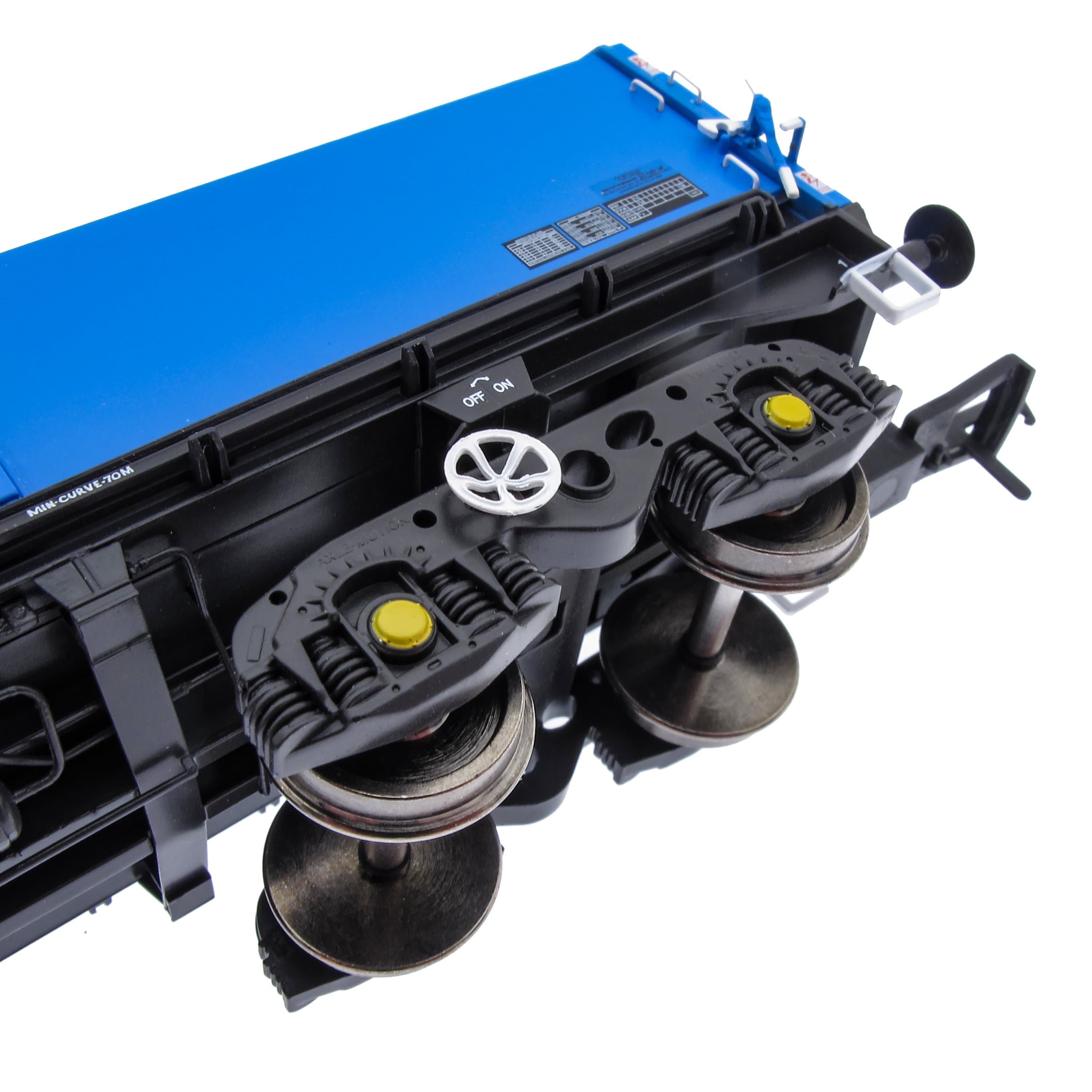 JSA Bogie Planwagen aus Stahl, Doppelpack – British Steel 2