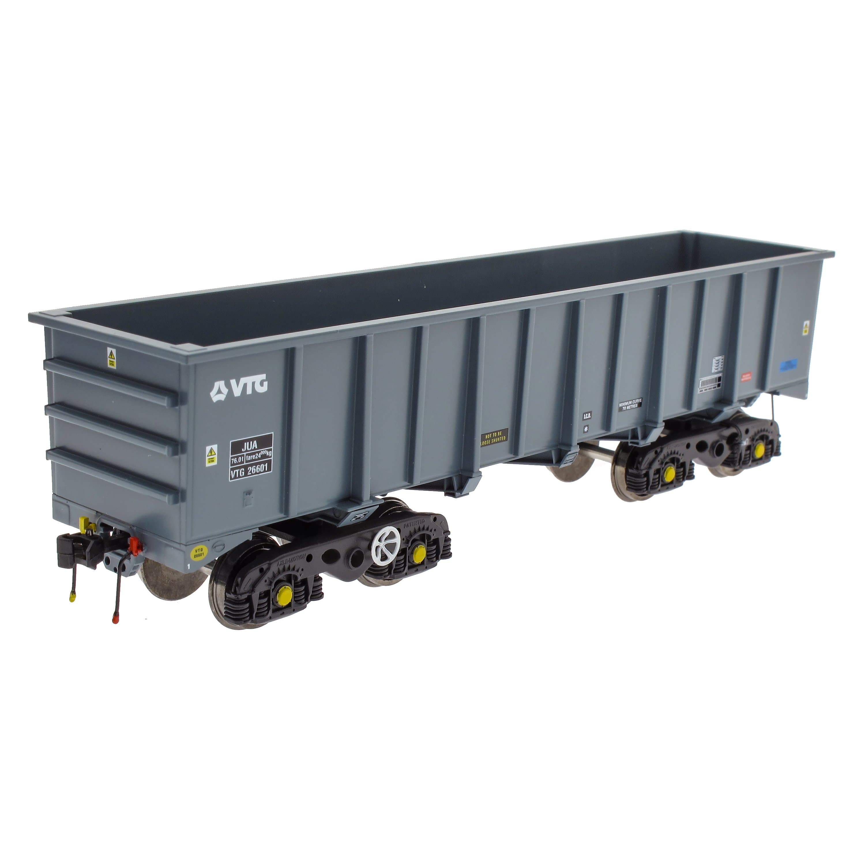 PTA/JTA+JUA Bogie-Kipper-Paket – VTG-Grau – Außenpaket