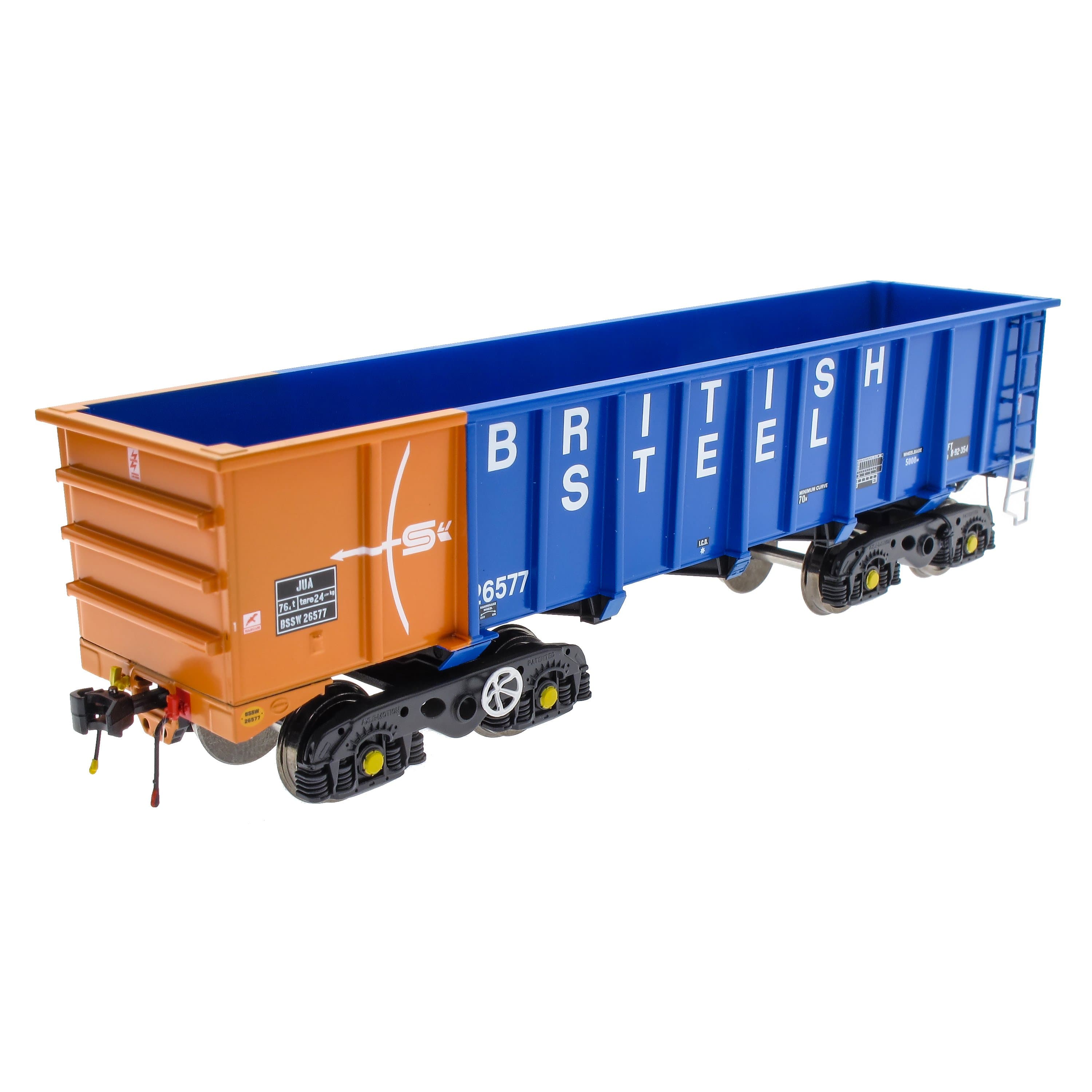 PTA/JTA+JUA Bogie Tippler Pack – British Steel Blue (außen)