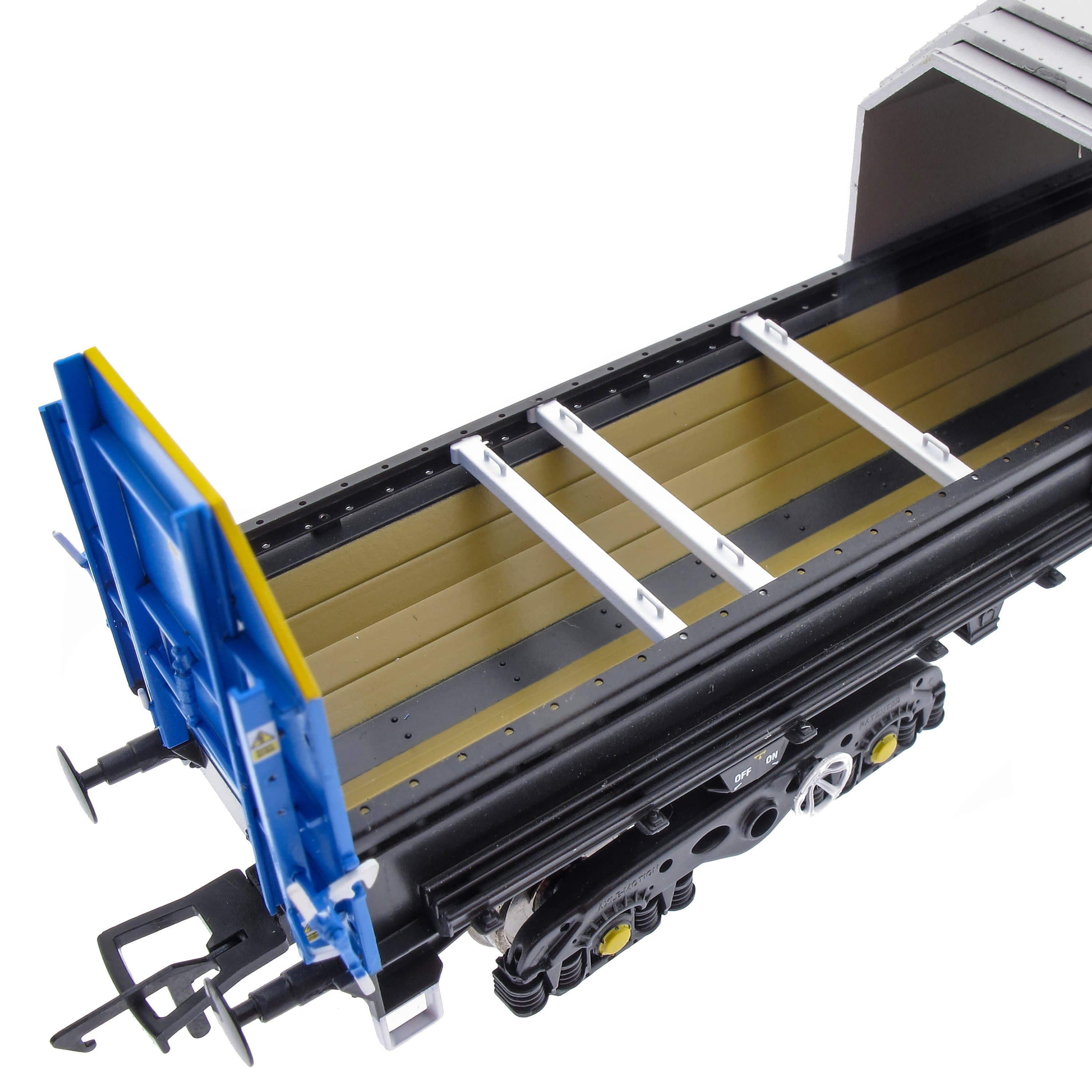 JSA Drehgestell-Planwagen aus Stahl, Doppelpack – VTG 1