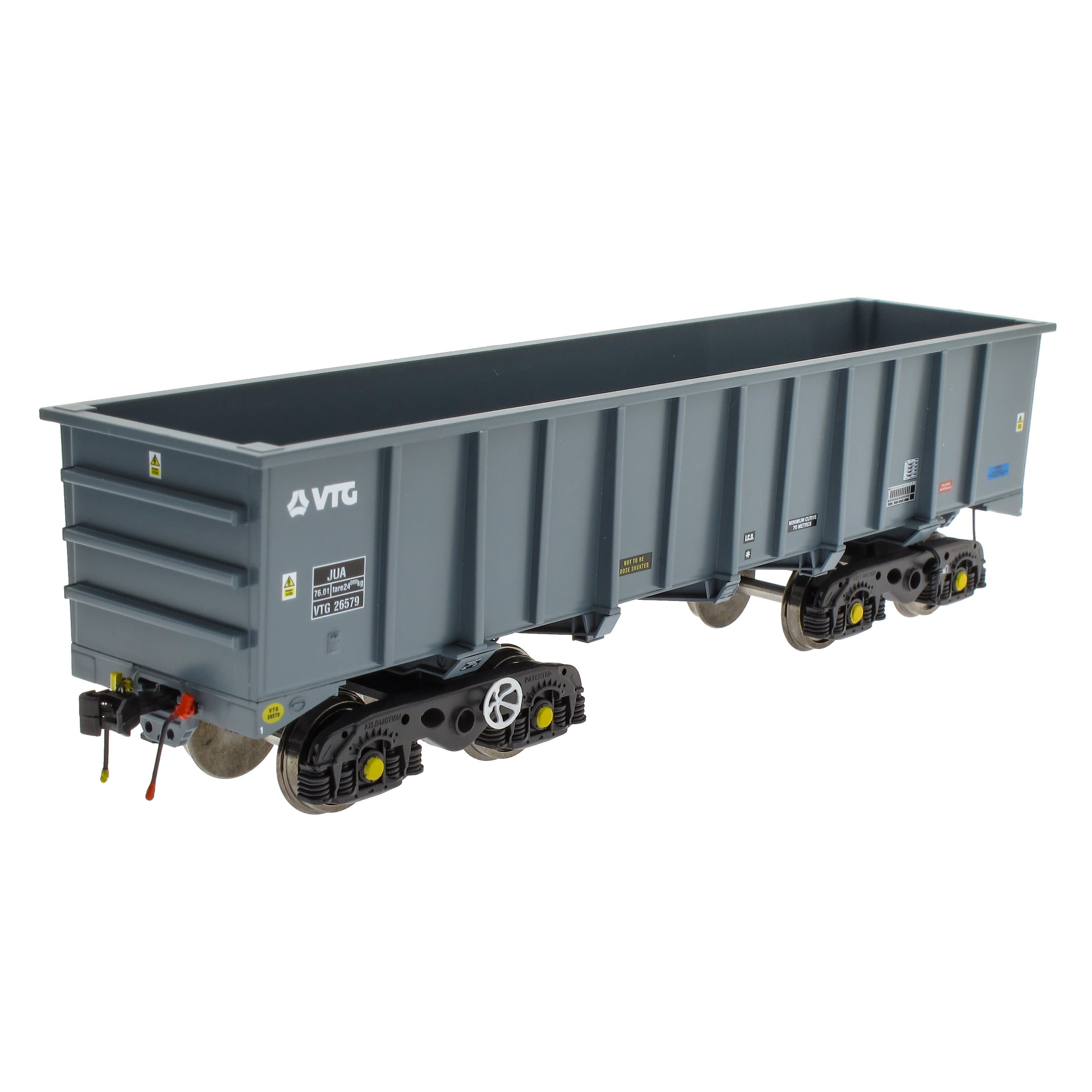 PTA/JTA+JUA Bogie-Kipper-Paket – VTG-Grau – Außenpaket