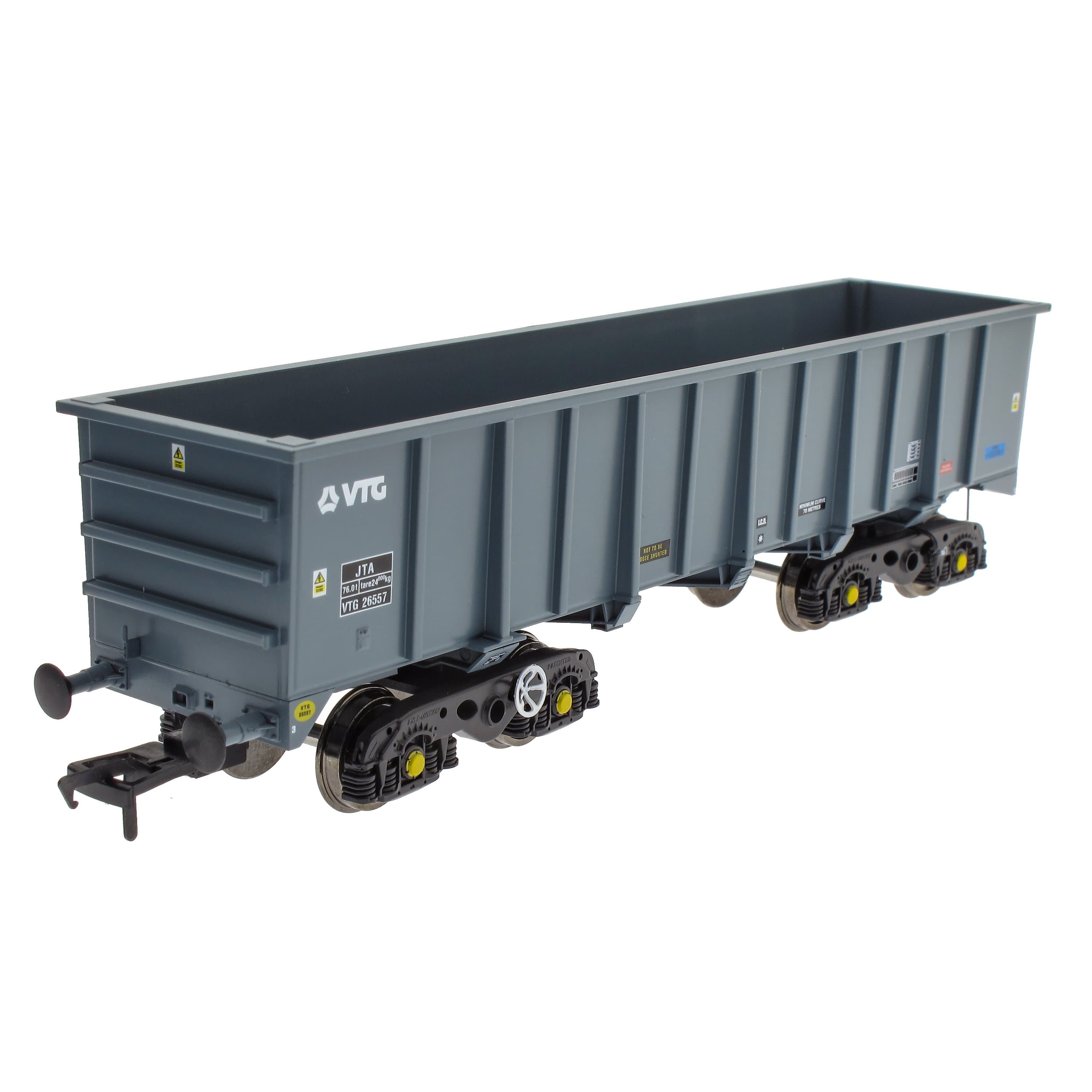 PTA/JTA+JUA Bogie-Kipper-Paket – VTG-Grau – Außenpaket
