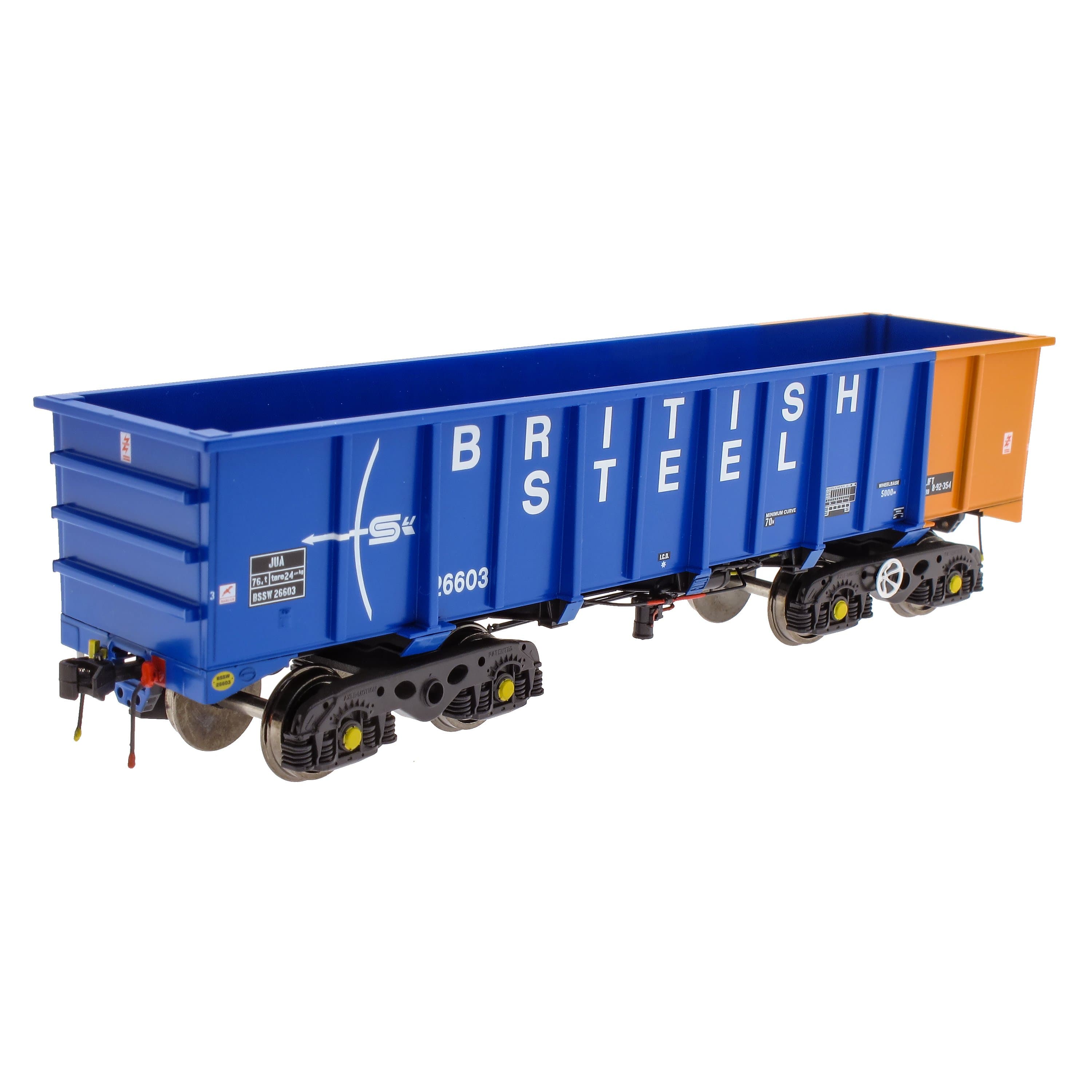 PTA/JUA Bogie Tippler Pack – British Steel Blue (innen)