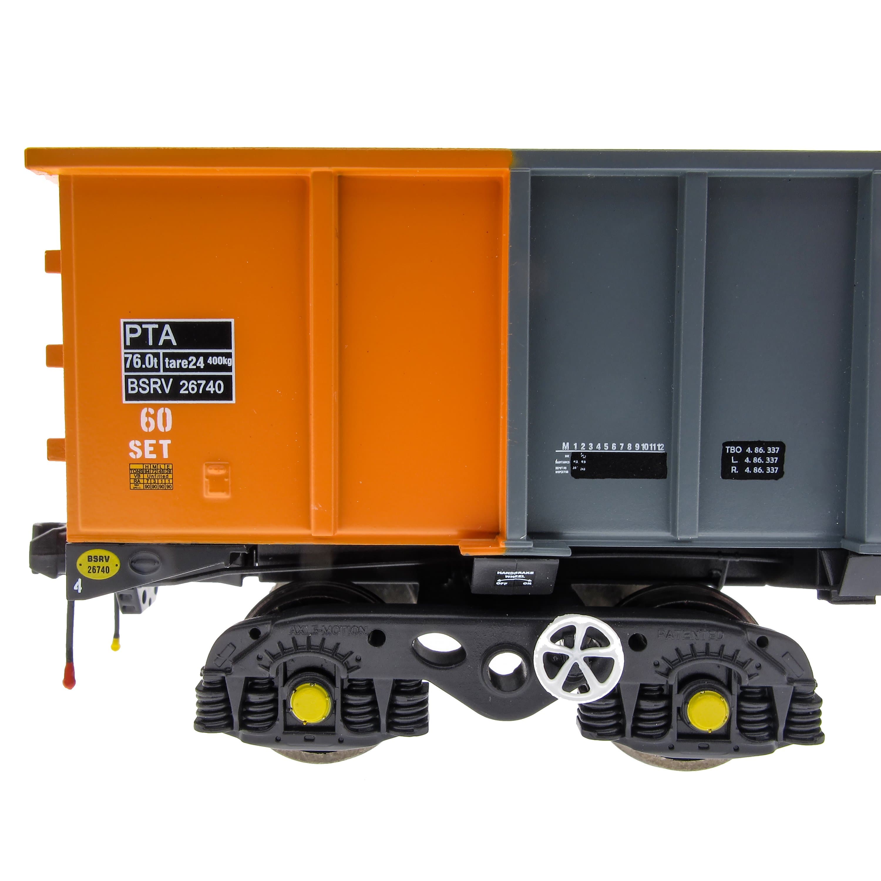 PTA/JUA Bogie Kippler Pack - British Steel Grey & Orange (Innen)