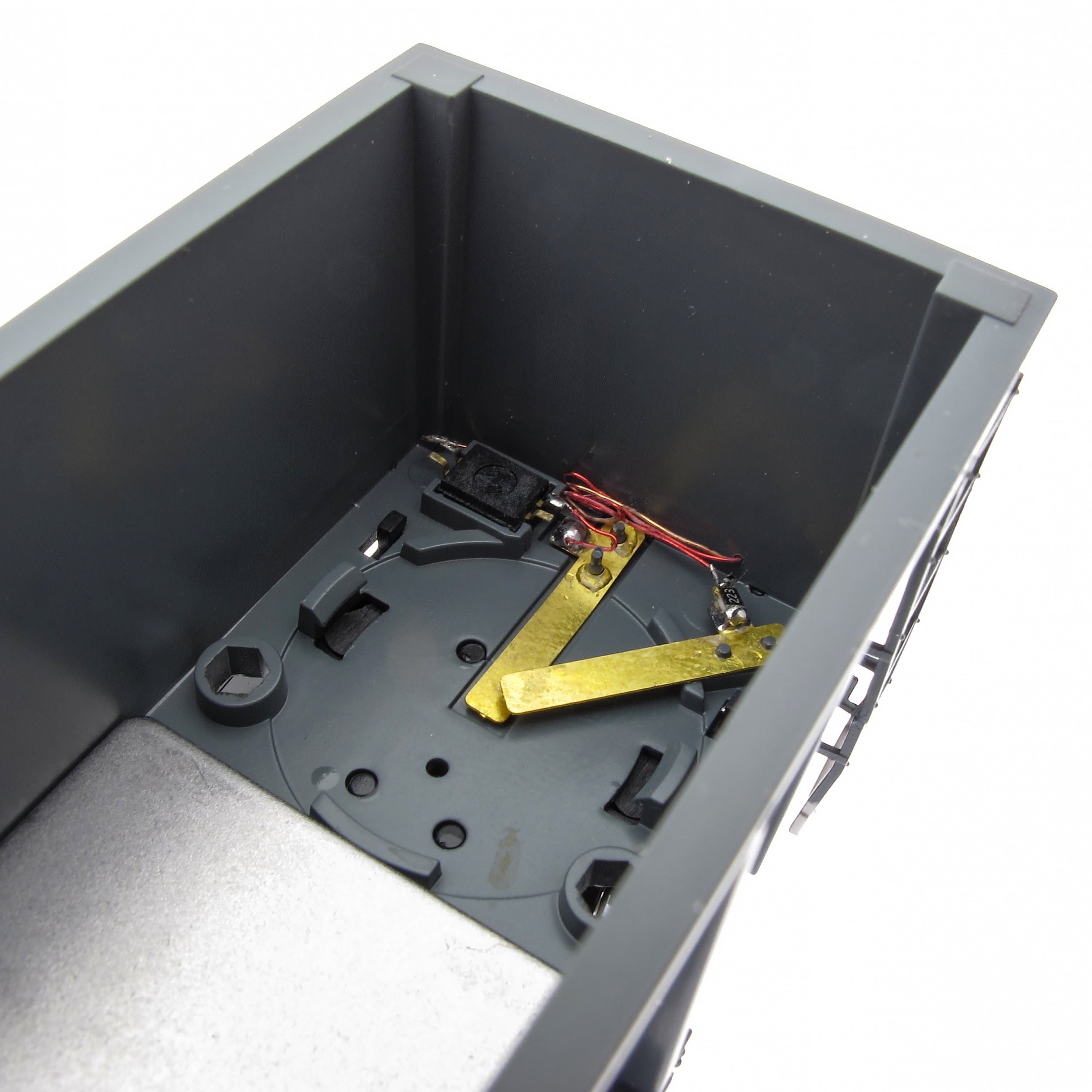 PTA/JTA+JUA Drehgestell-Kippvorrichtung – Britisches Stahlgrau & Orange (Außen)