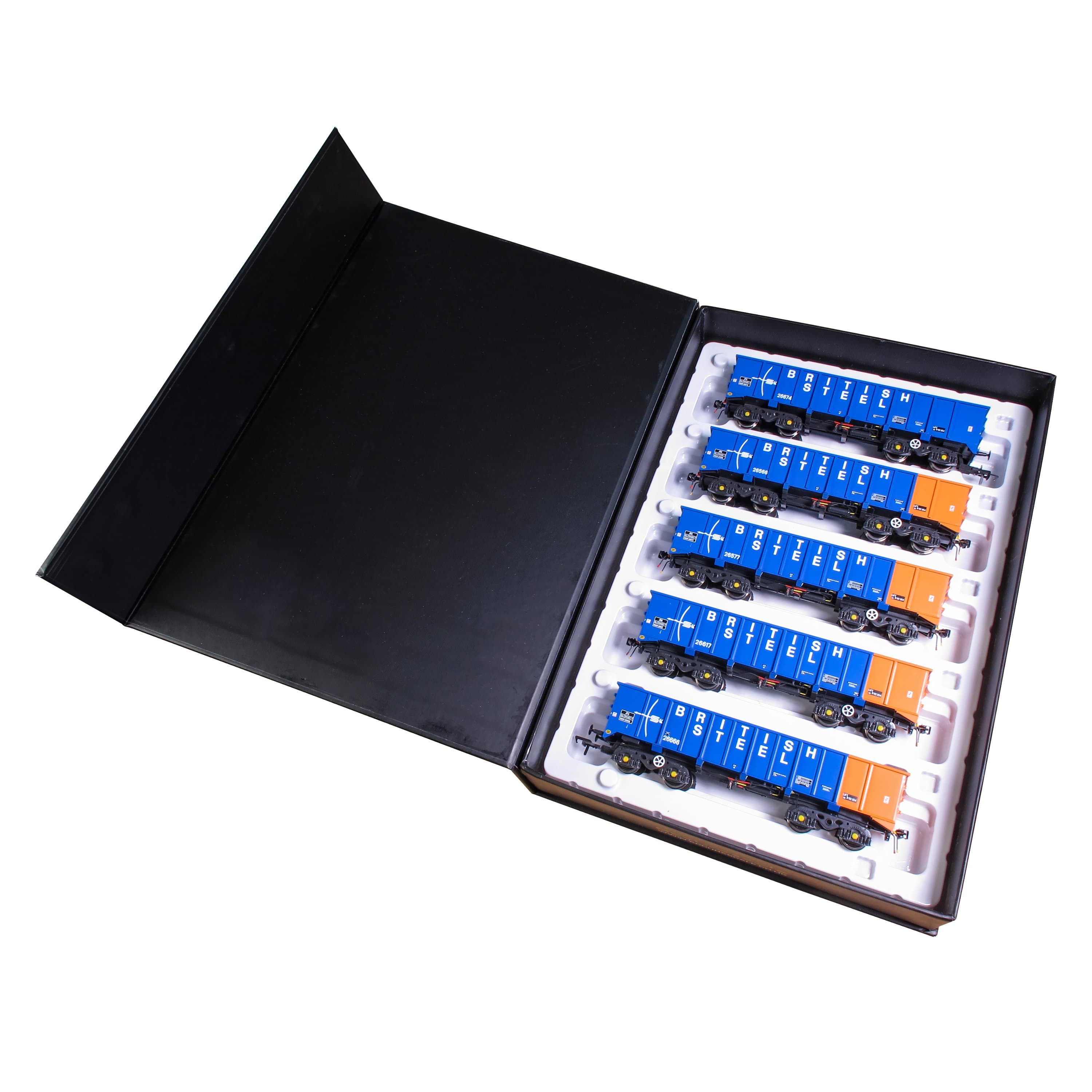 PTA/JTA+JUA Bogie Tippler Pack – British Steel Blue (außen)