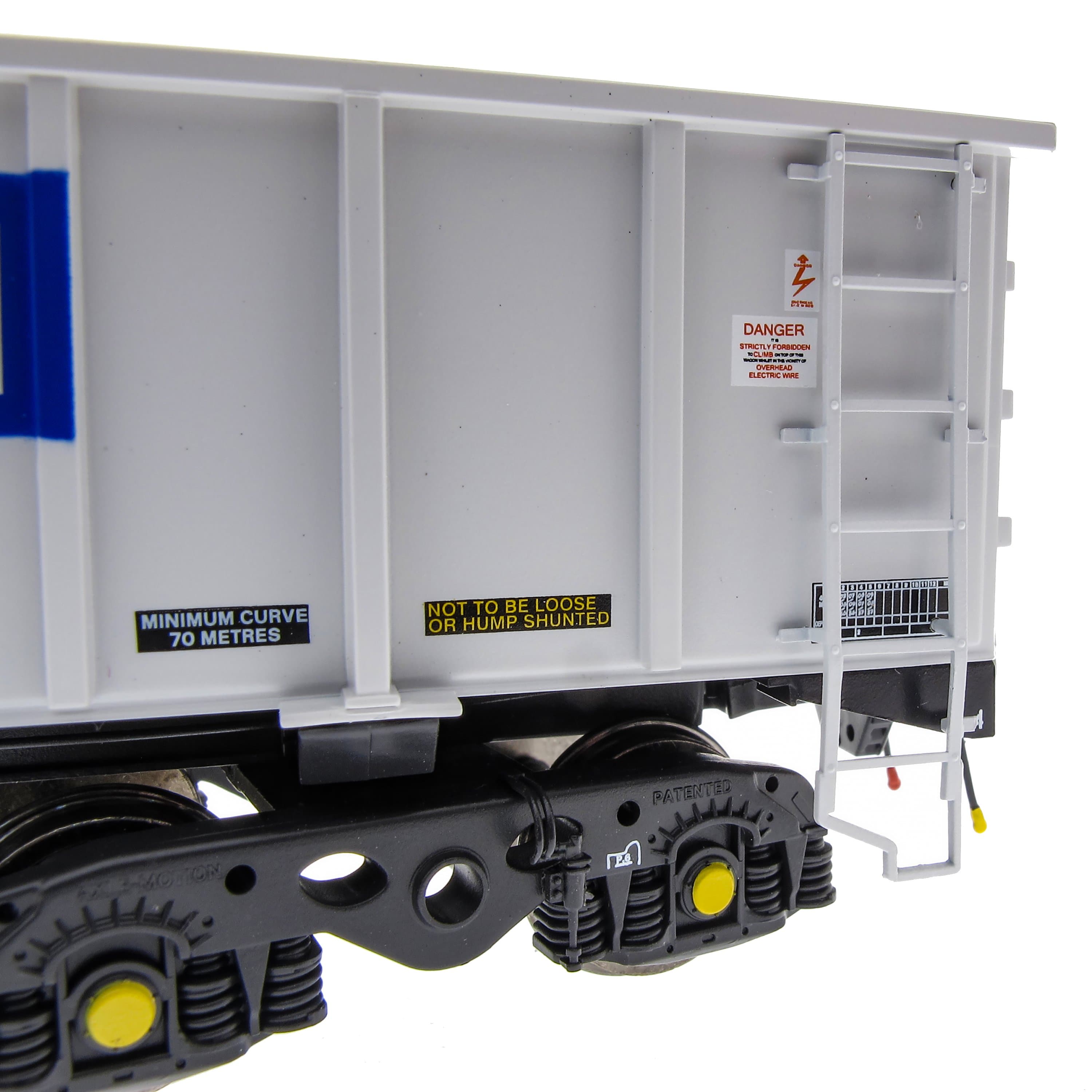 PTA/JUA Bogie Kipper Pack – Yeoman [Procor] Grau/Elfenbein – Innenpaket