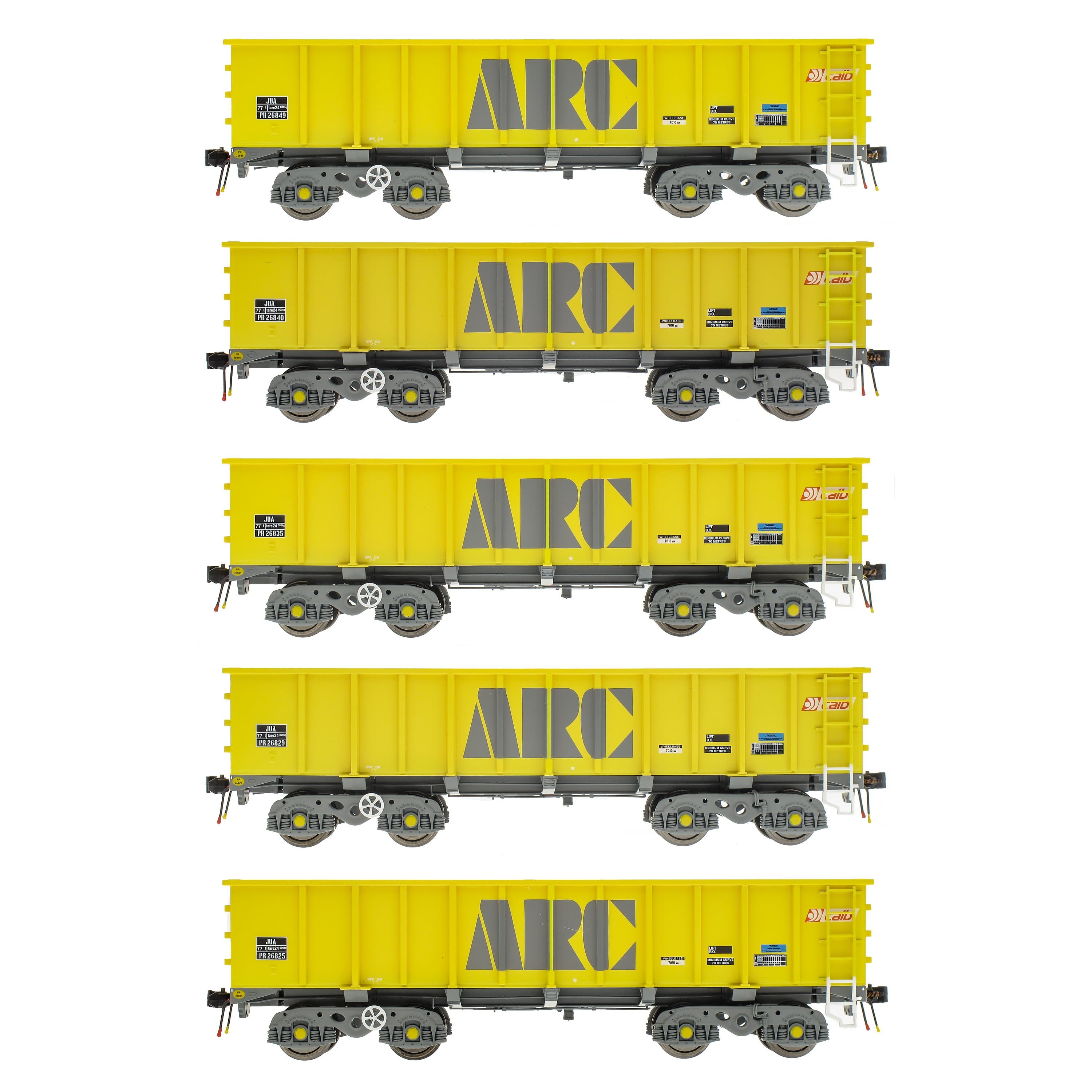 PTA/JUA Bogie Kipper Pack – ARC [CAIB] Senf – Innenpaket