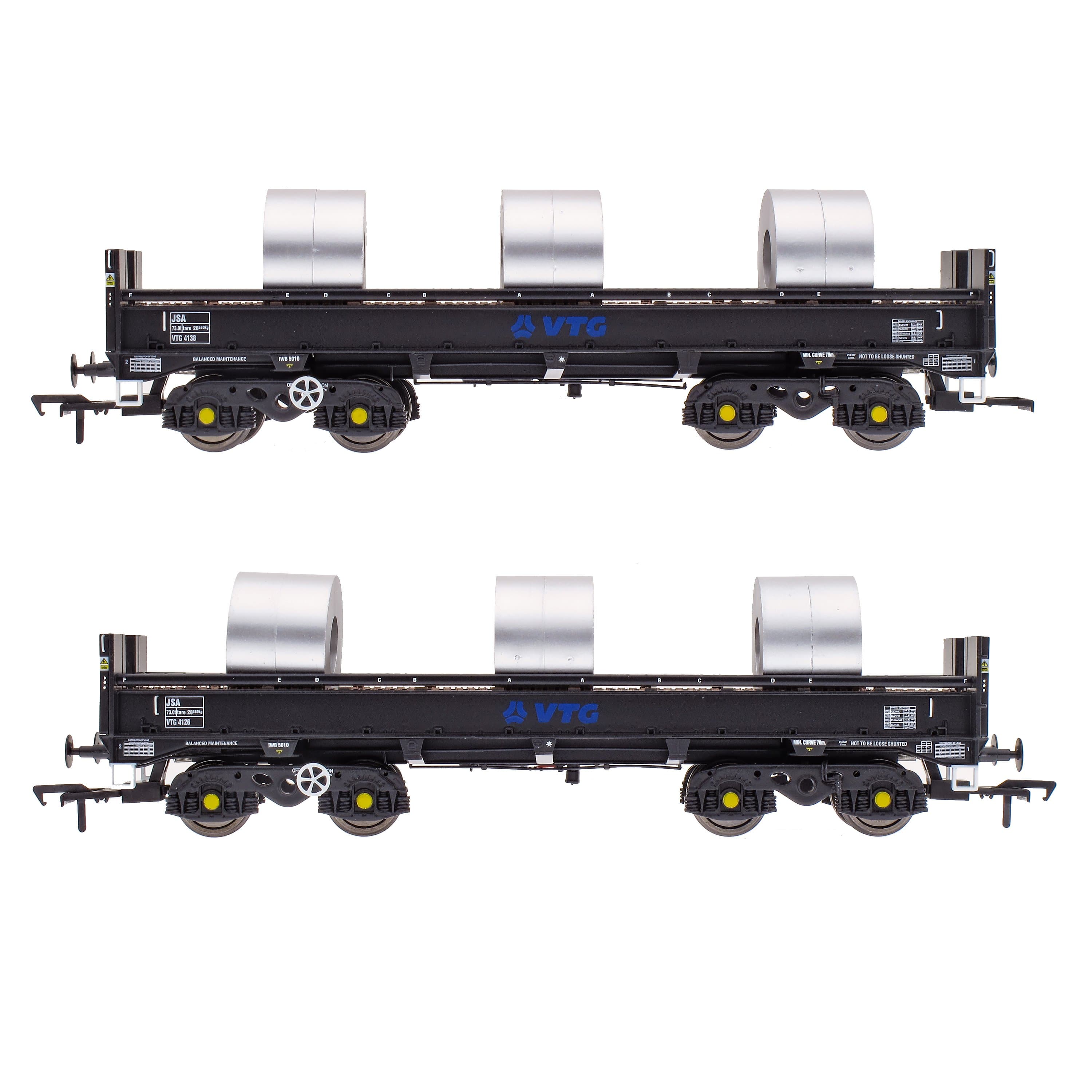 JSA Bogie Open Steel Wagon Twin Pack – VTG 3