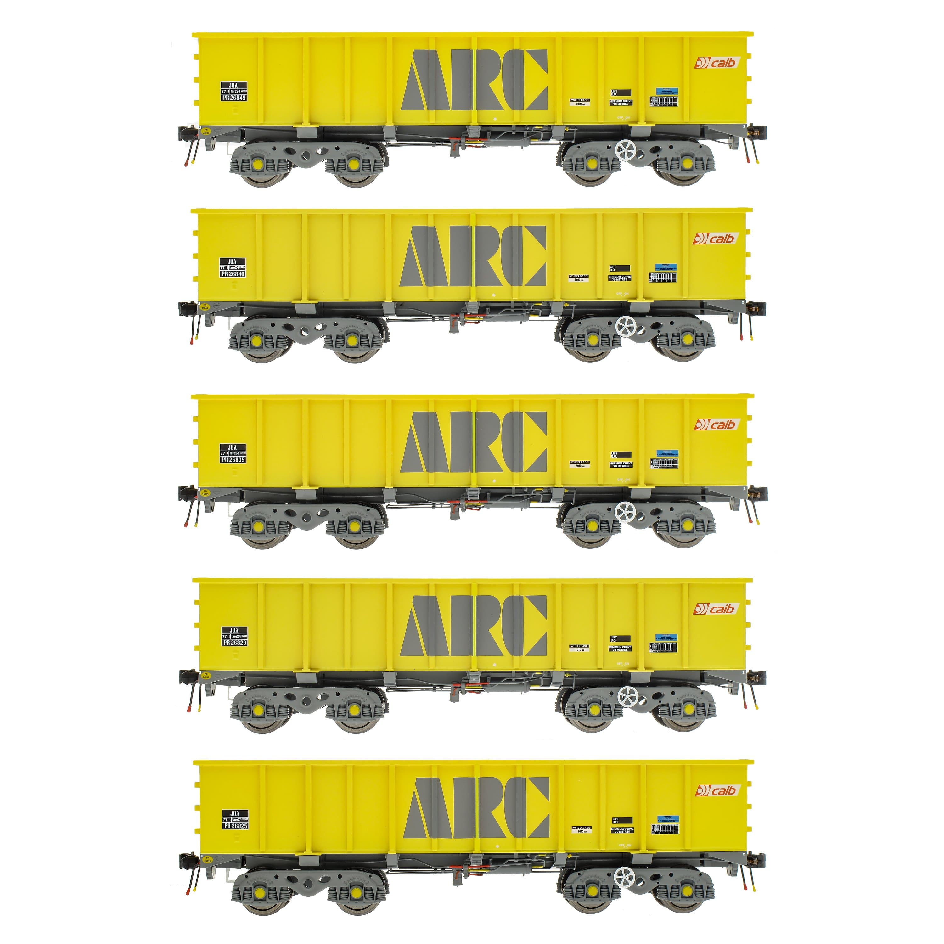 PTA/JUA Bogie Kipper Pack – ARC [CAIB] Senf – Innenpaket