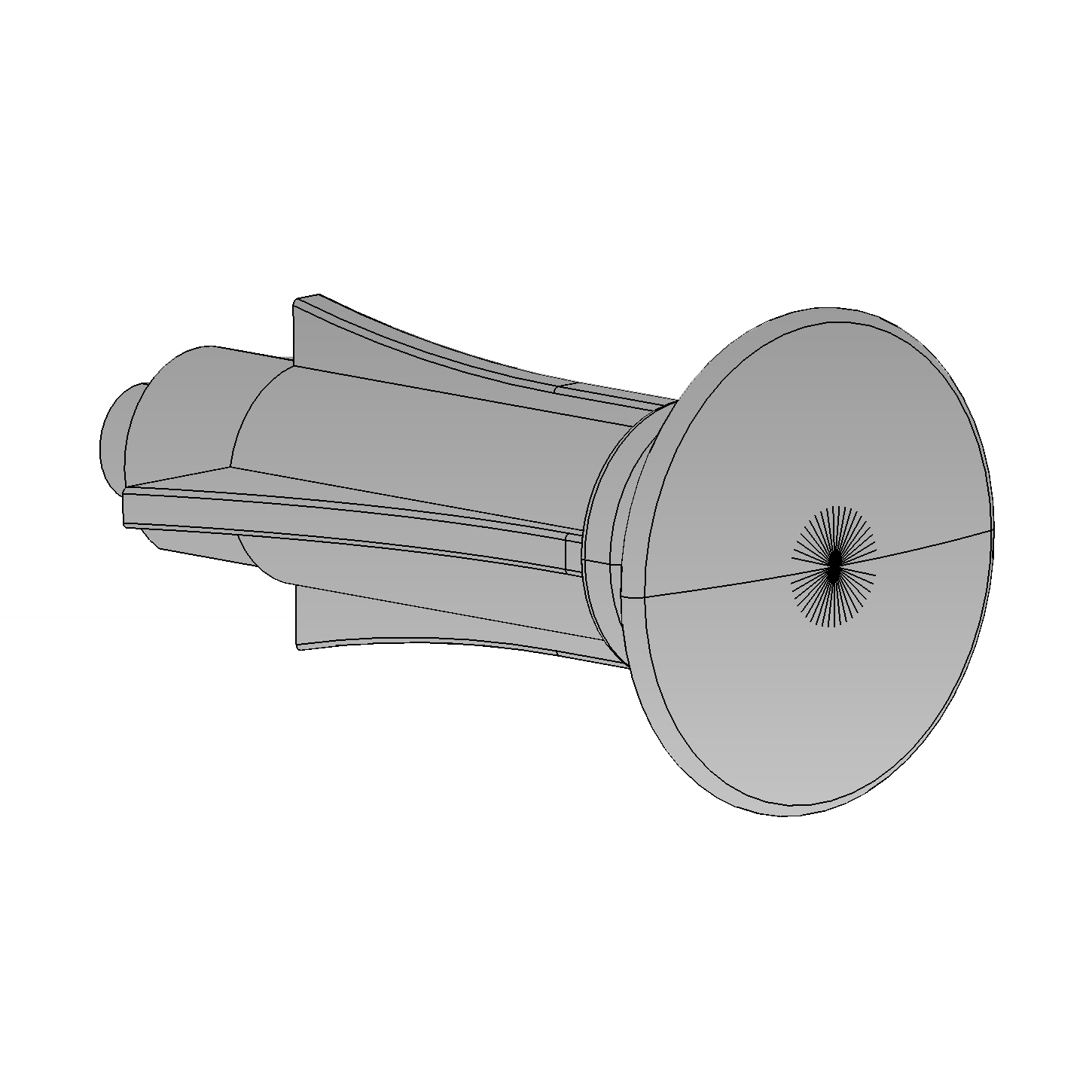 BR-Spindel 13" Waggonpuffer