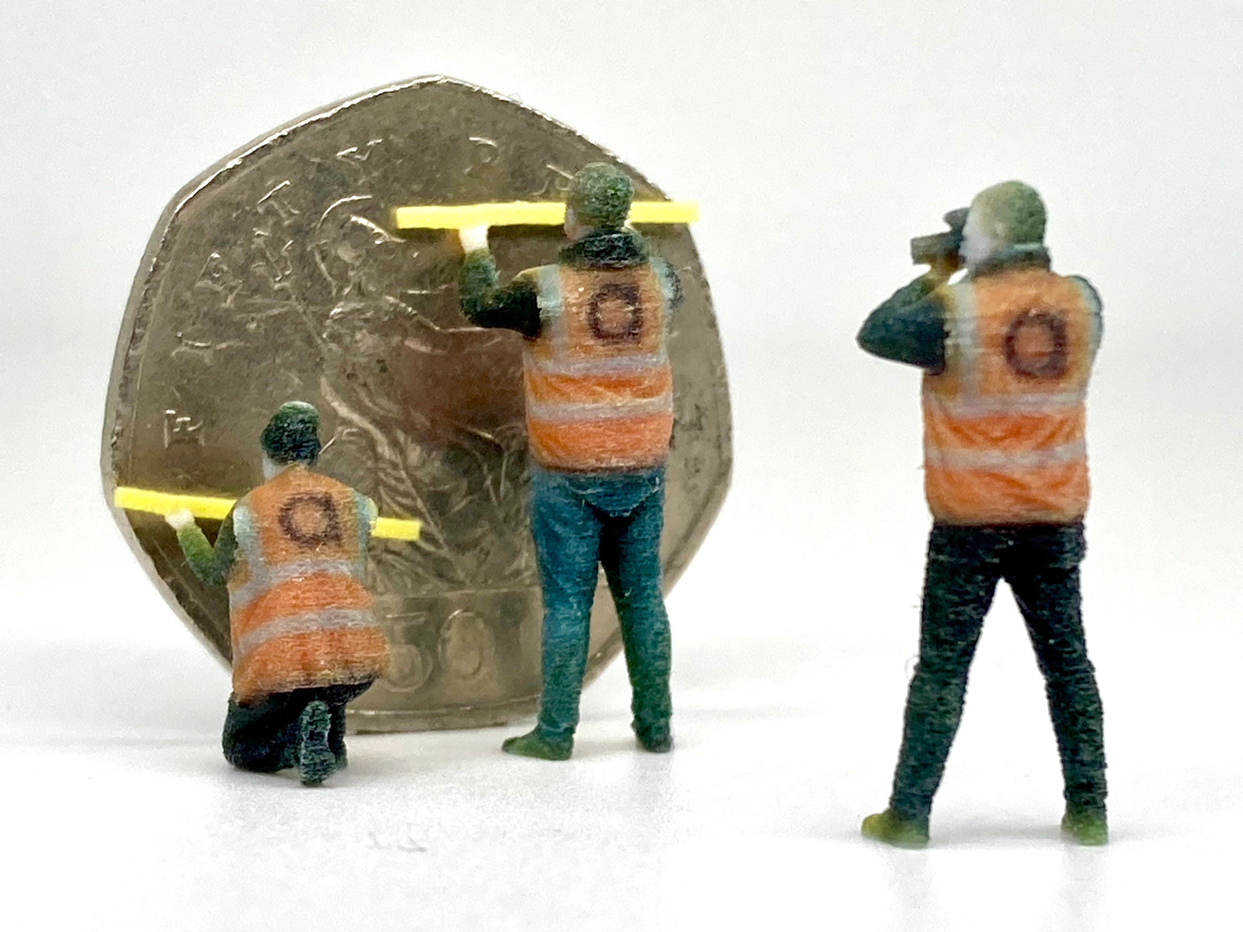 Accurascale Forschungsteam – Dreier-Figurenset – Maßstab OO (1:76)