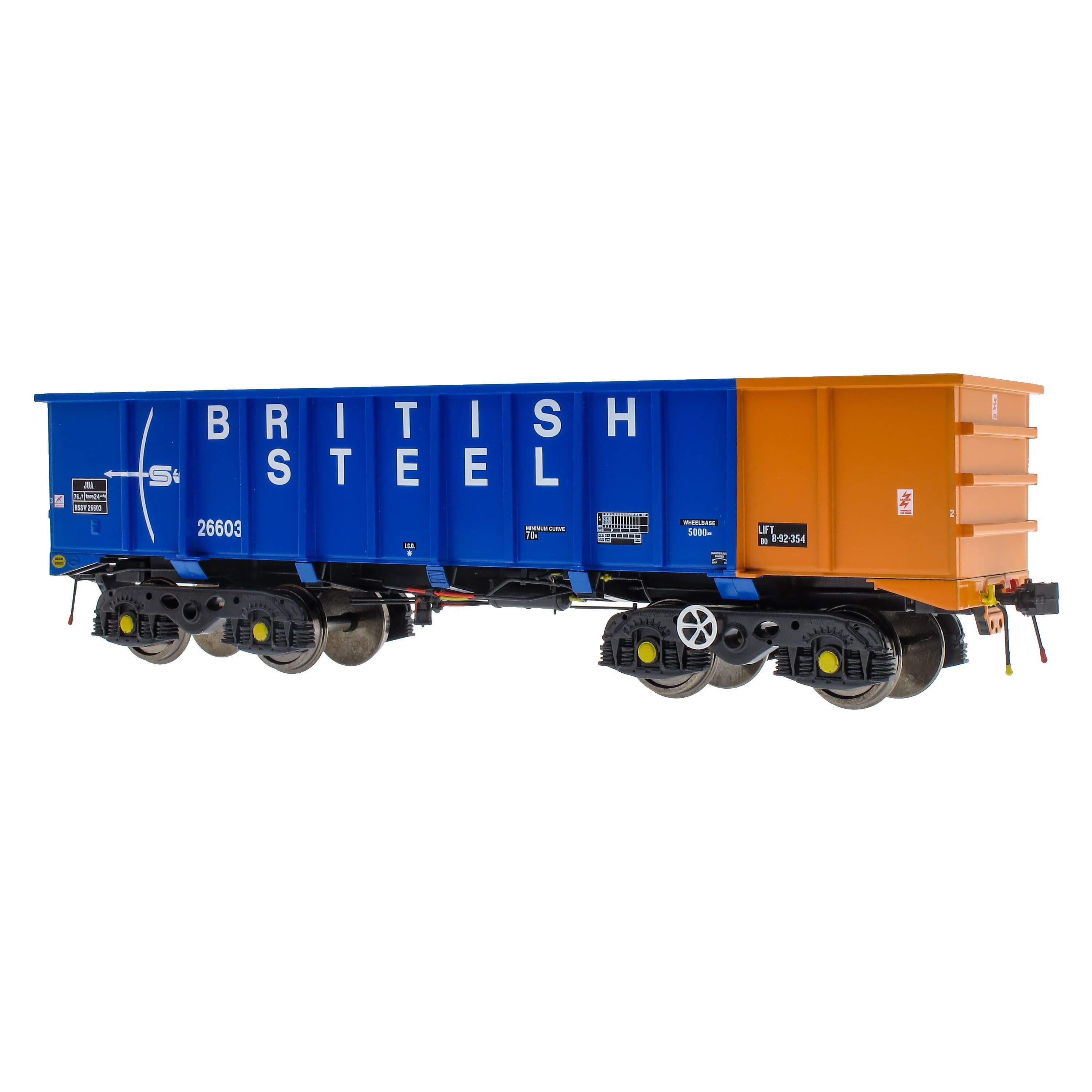 PTA/JUA Bogie Tippler Pack – British Steel Blue (innen)