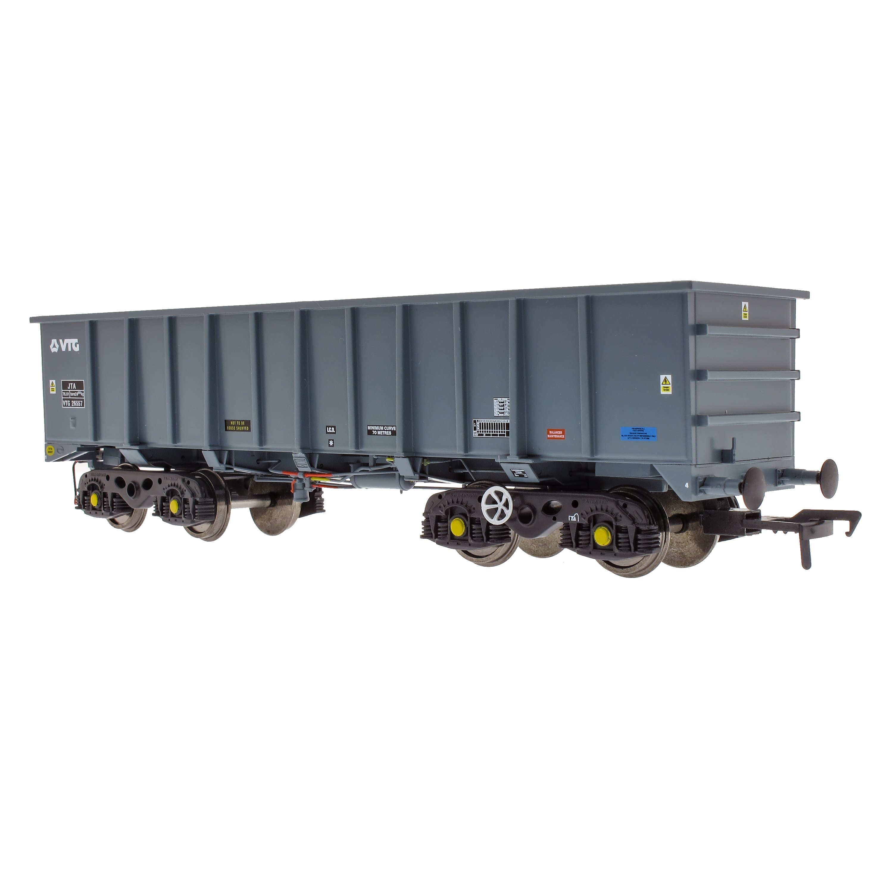 PTA/JTA+JUA Bogie-Kipper-Paket – VTG-Grau – Außenpaket