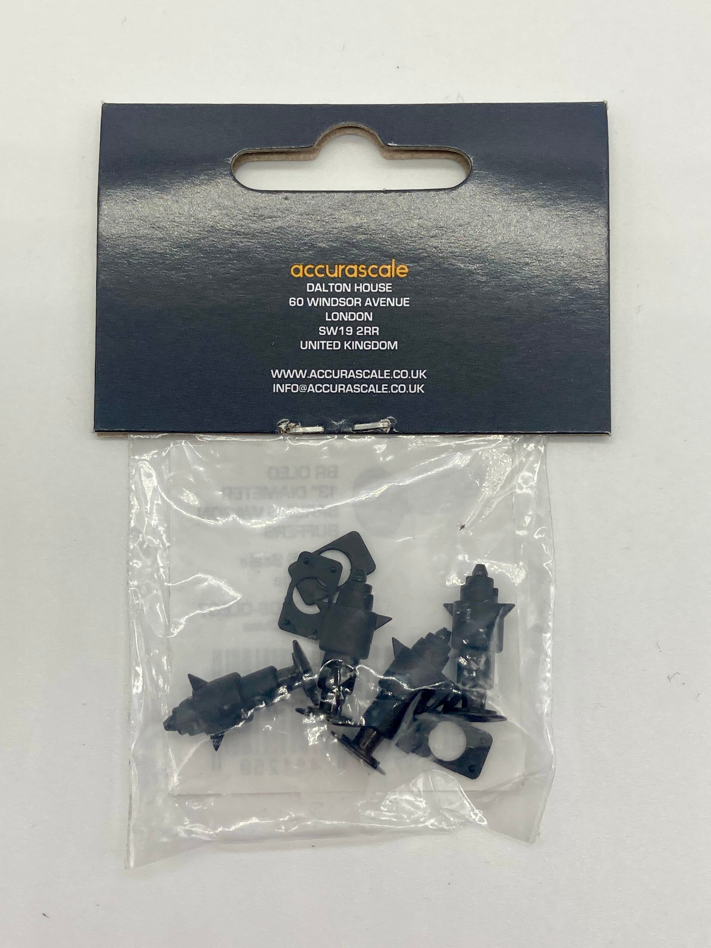 BR Oleo 13" Durchmesser gefederte Wagenpuffer in Spur O