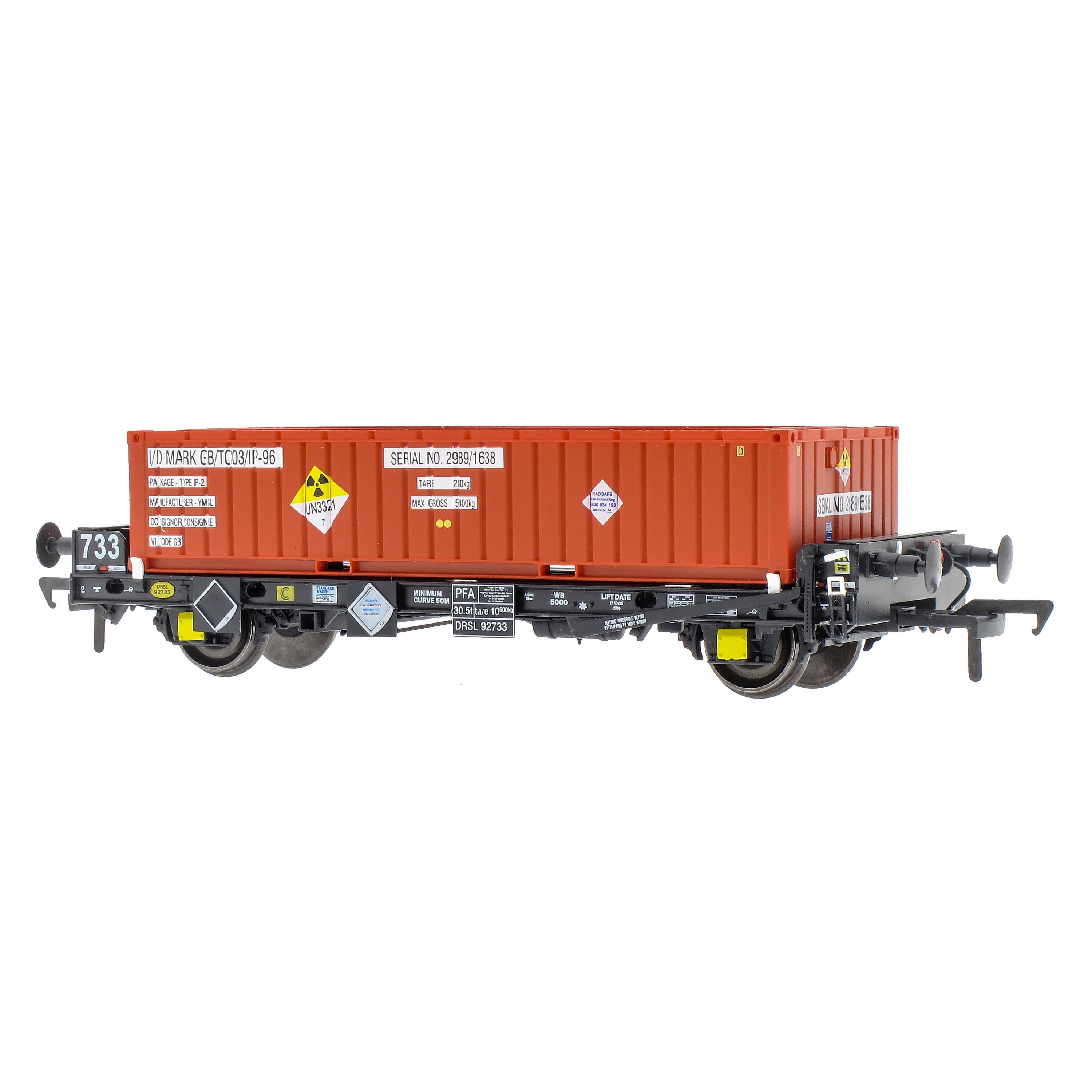 PFA - DRS LLNW - Nuklearer halbhoher Container Q