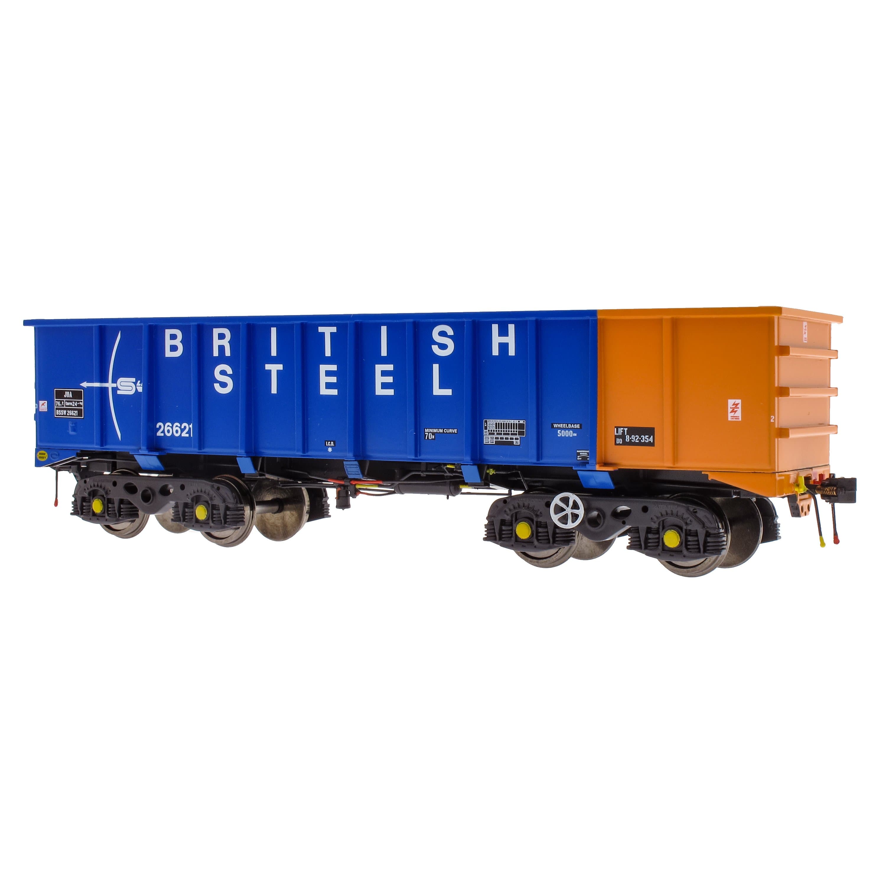 PTA/JUA Bogie Tippler Pack – British Steel Blue (innen)