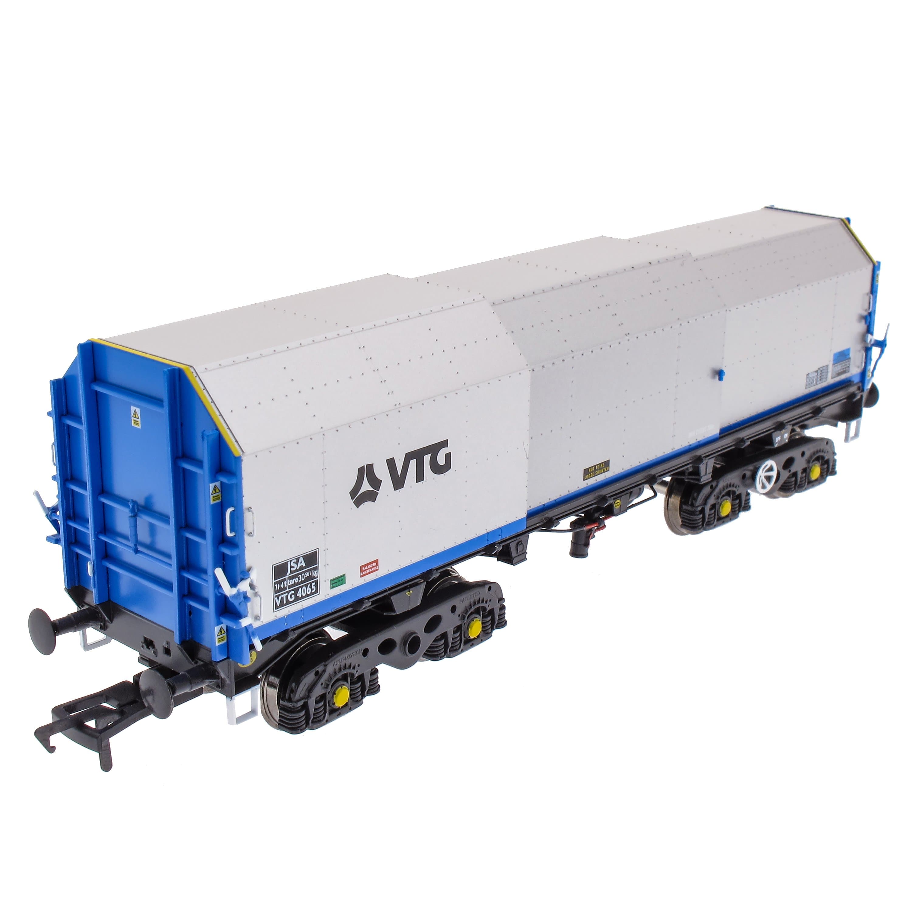 JSA Drehgestell-Planwagen aus Stahl, Doppelpack – VTG 1