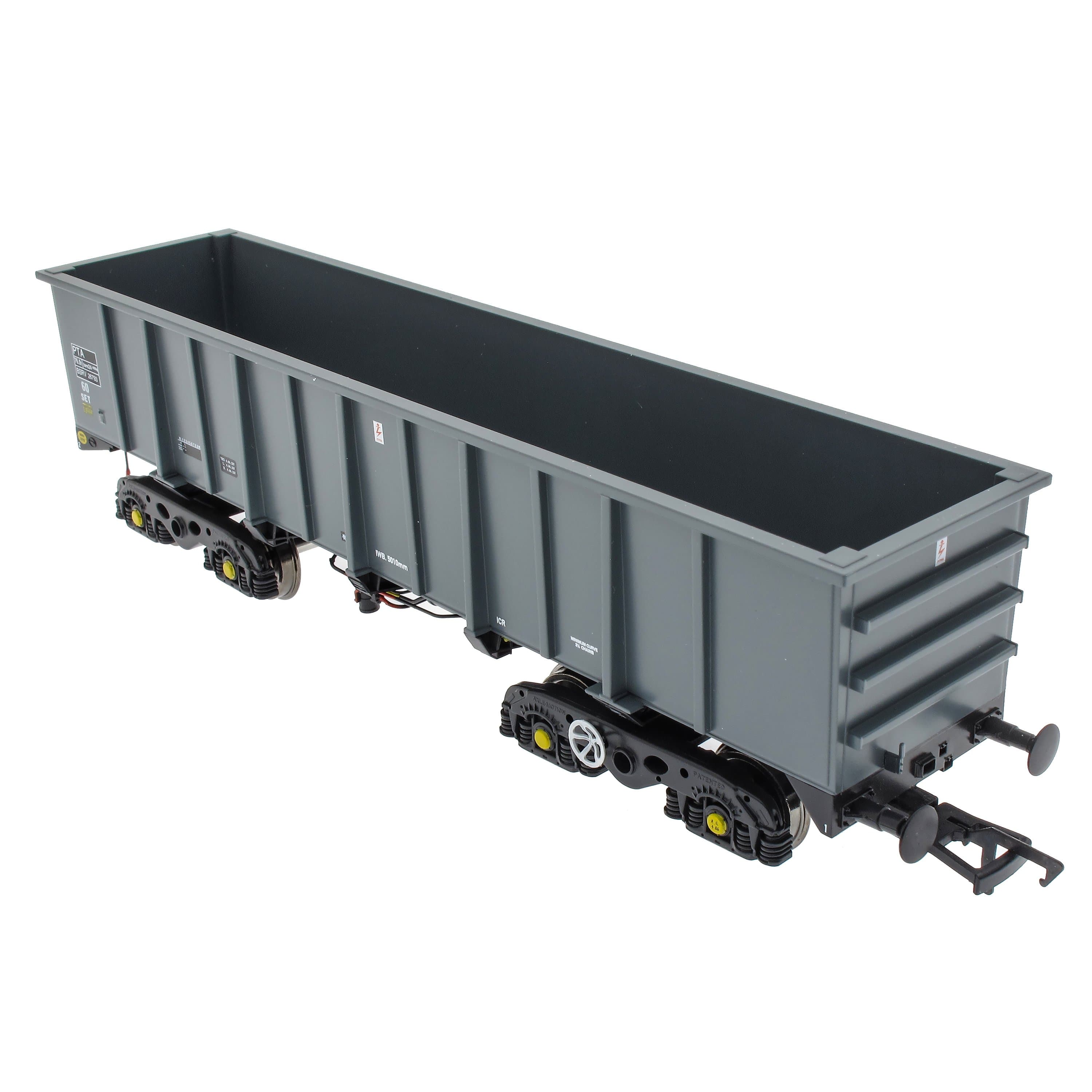 PTA/JTA+JUA Drehgestell-Kippvorrichtung – Britisches Stahlgrau & Orange (Außen)