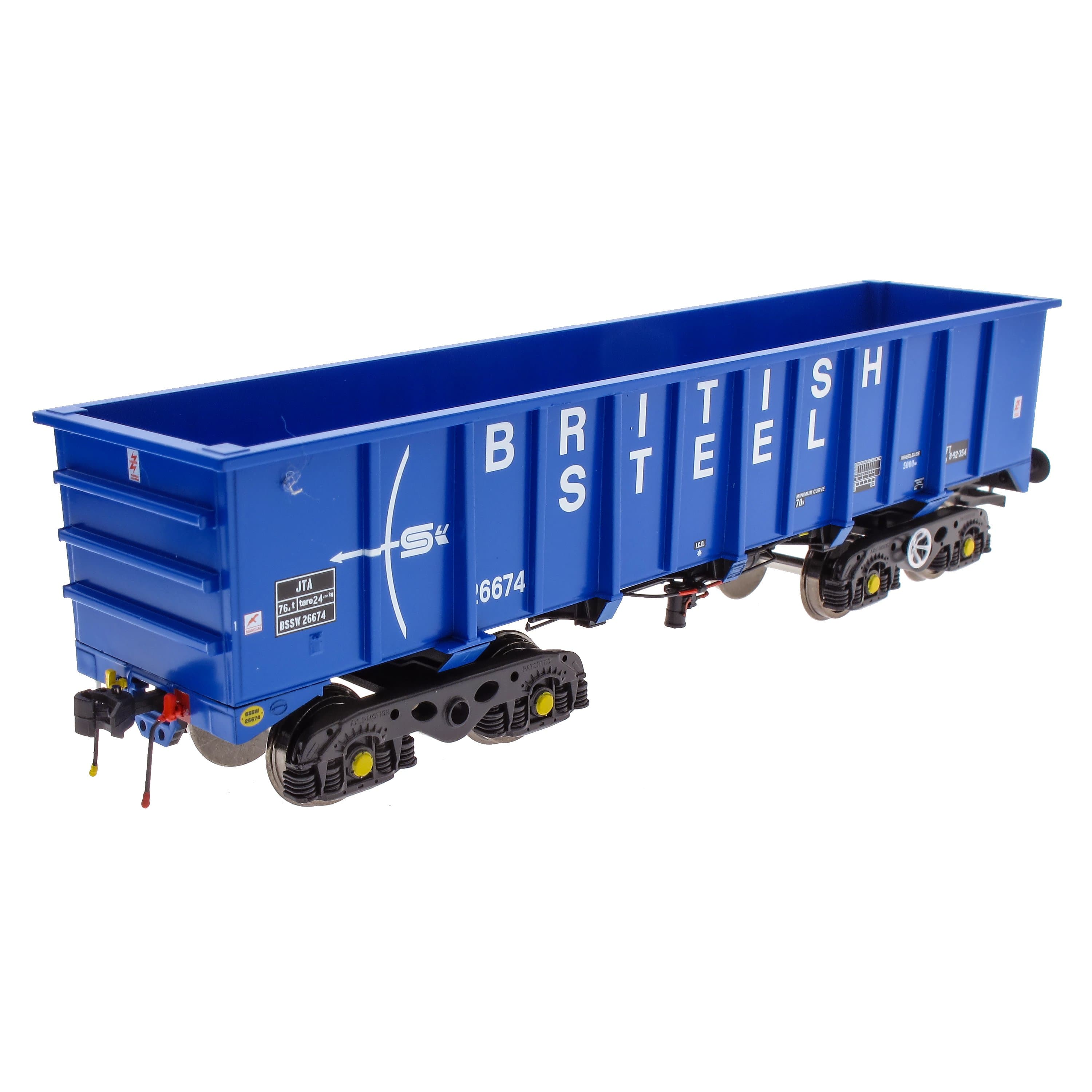 PTA/JTA+JUA Bogie Tippler Pack – British Steel Blue (außen)