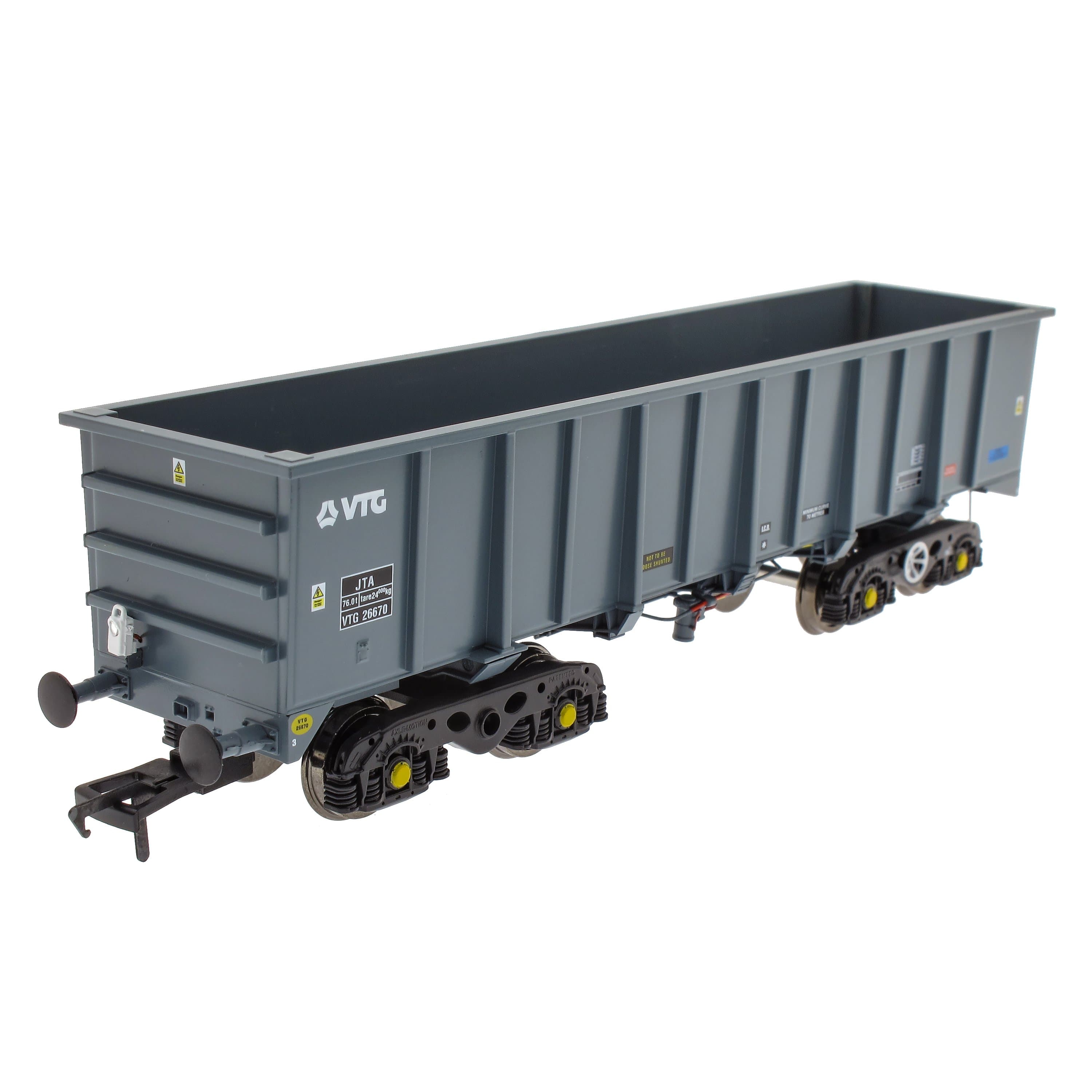 PTA/JTA+JUA Bogie-Kipper-Paket – VTG-Grau – Außenpaket