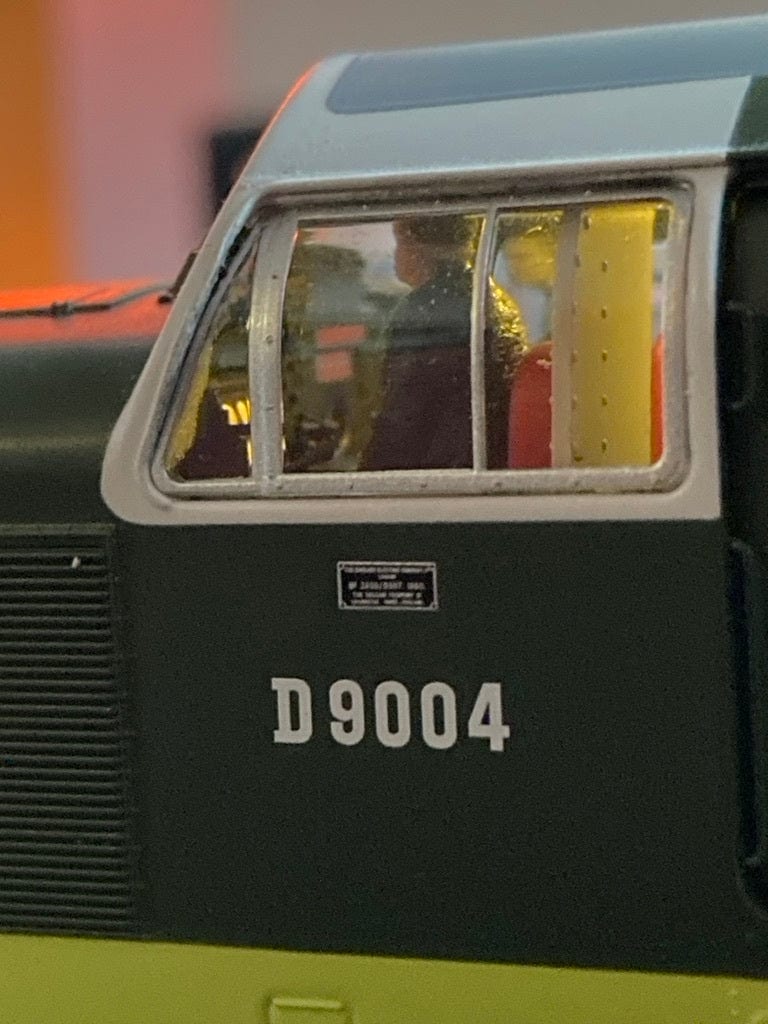 Klasse 55 „Deltic“-Besatzung – Fahrer/Sekundär – späte BR