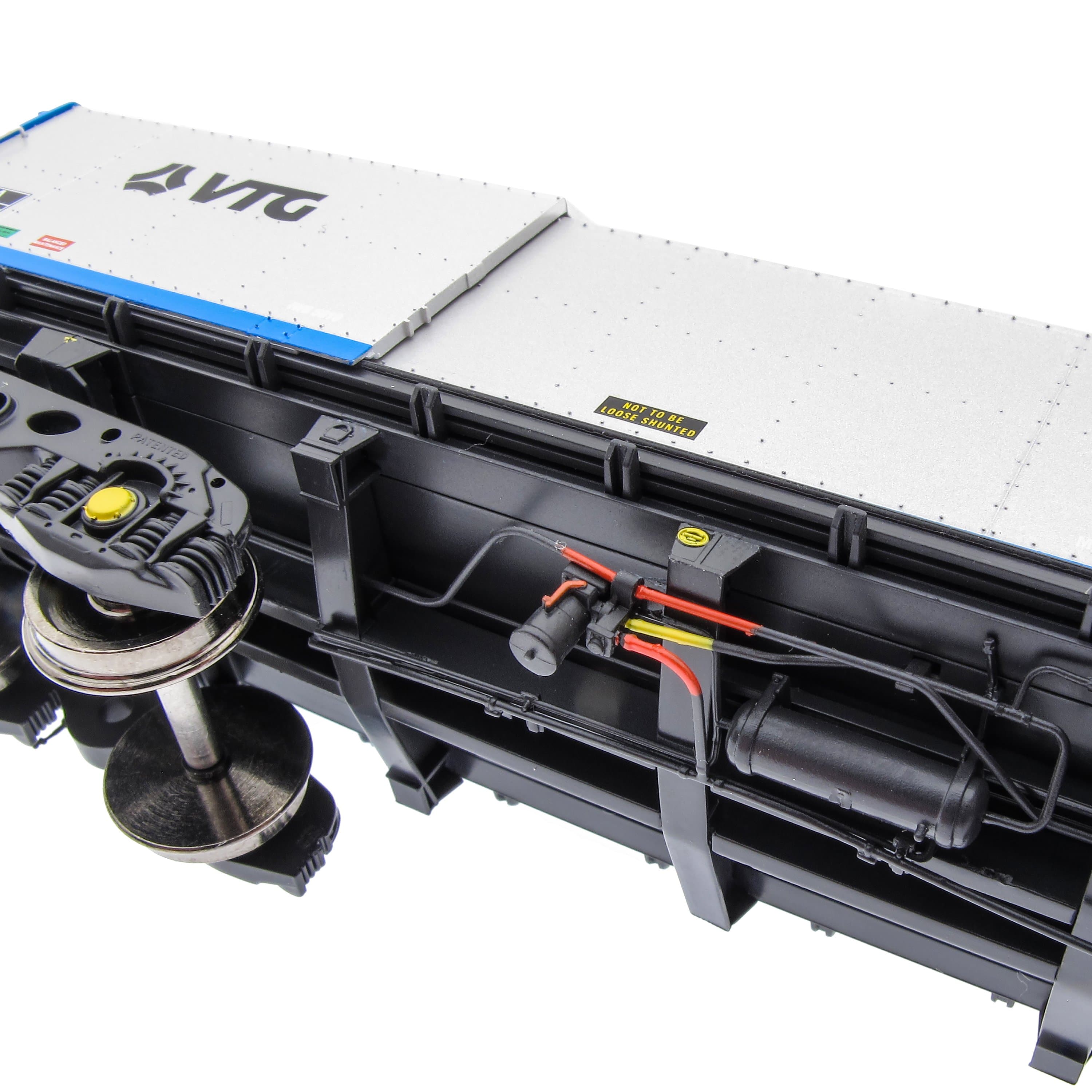 JSA Drehgestell-Planwagen aus Stahl, Doppelpack – VTG 1