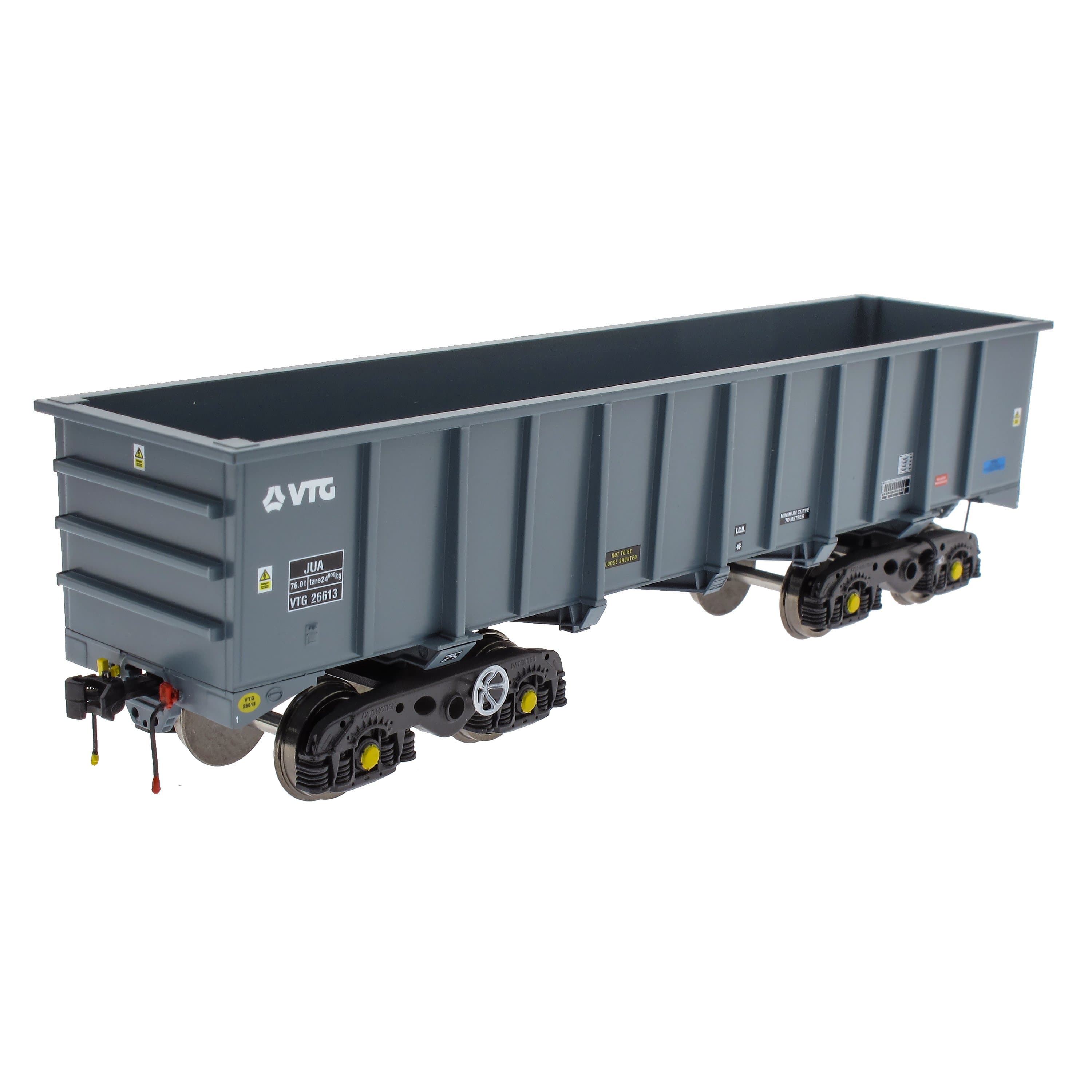 PTA/JTA+JUA Bogie-Kipper-Paket – VTG-Grau – Außenpaket