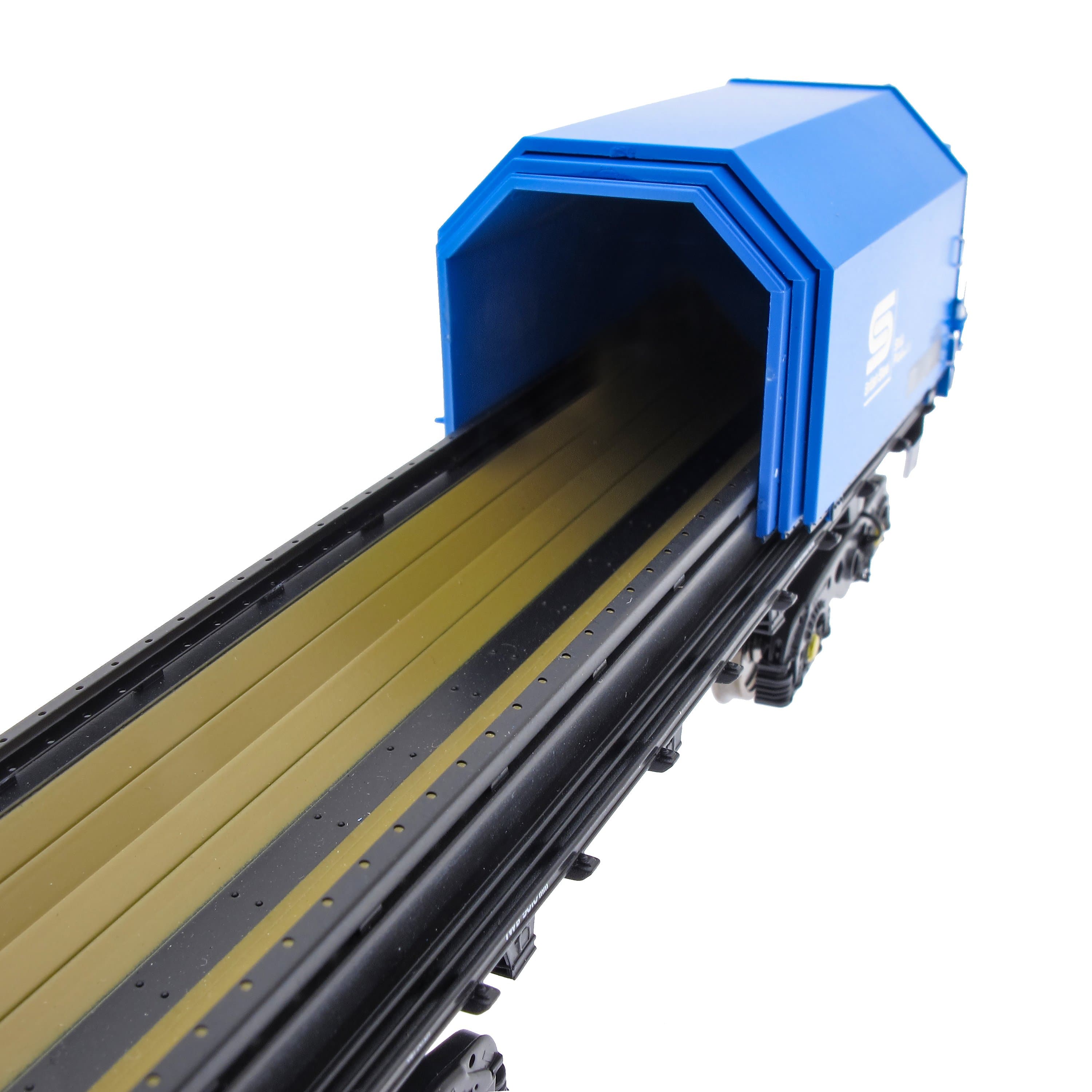 JSA Bogie Planenstahlwagen im Doppelpack – British Steel 3