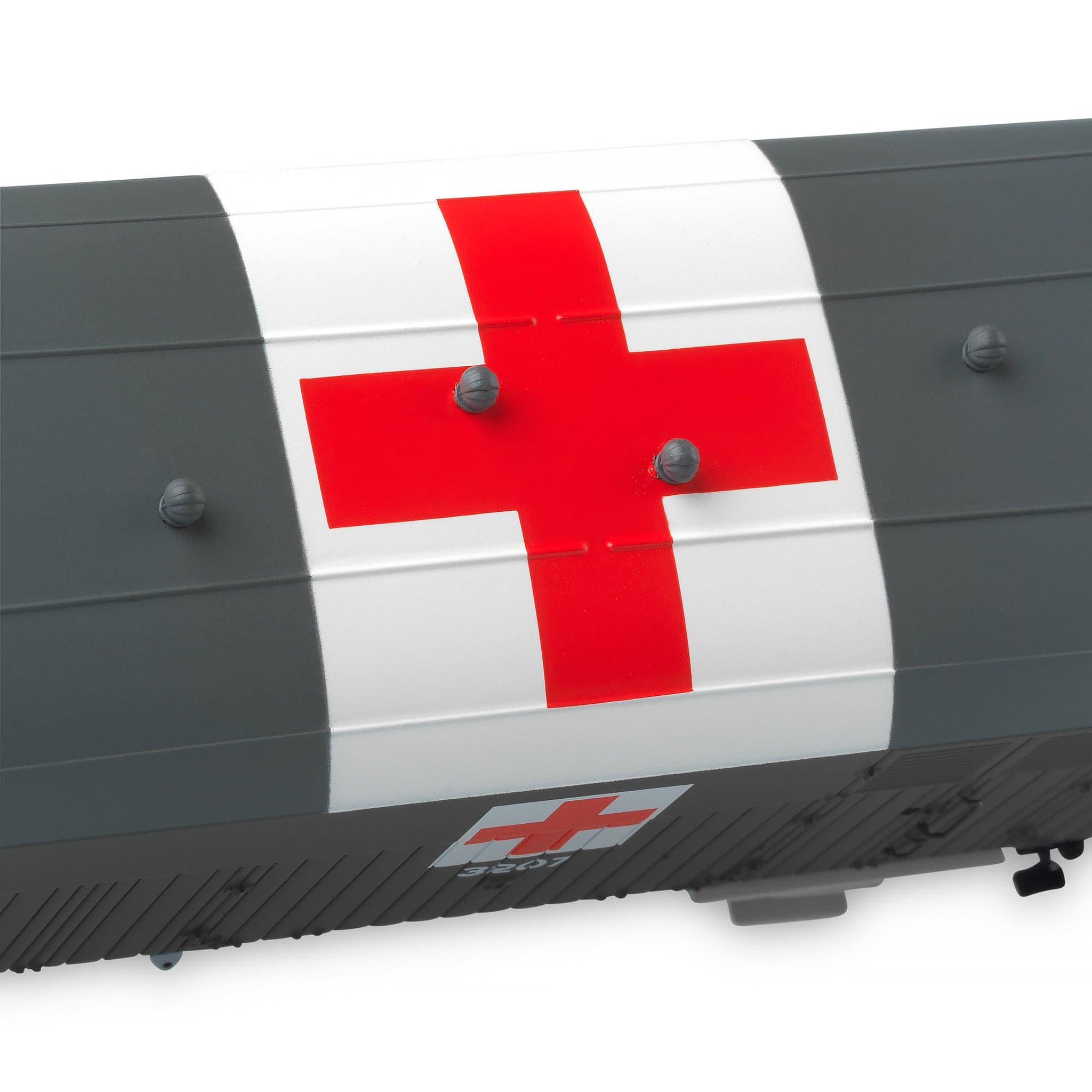 Siphon G – Ex-Dia. O.33 Overseas Ambulance Train Nr. 32 Stationswagen – Olivgrün (mit Rotem Kreuz): A5 3207