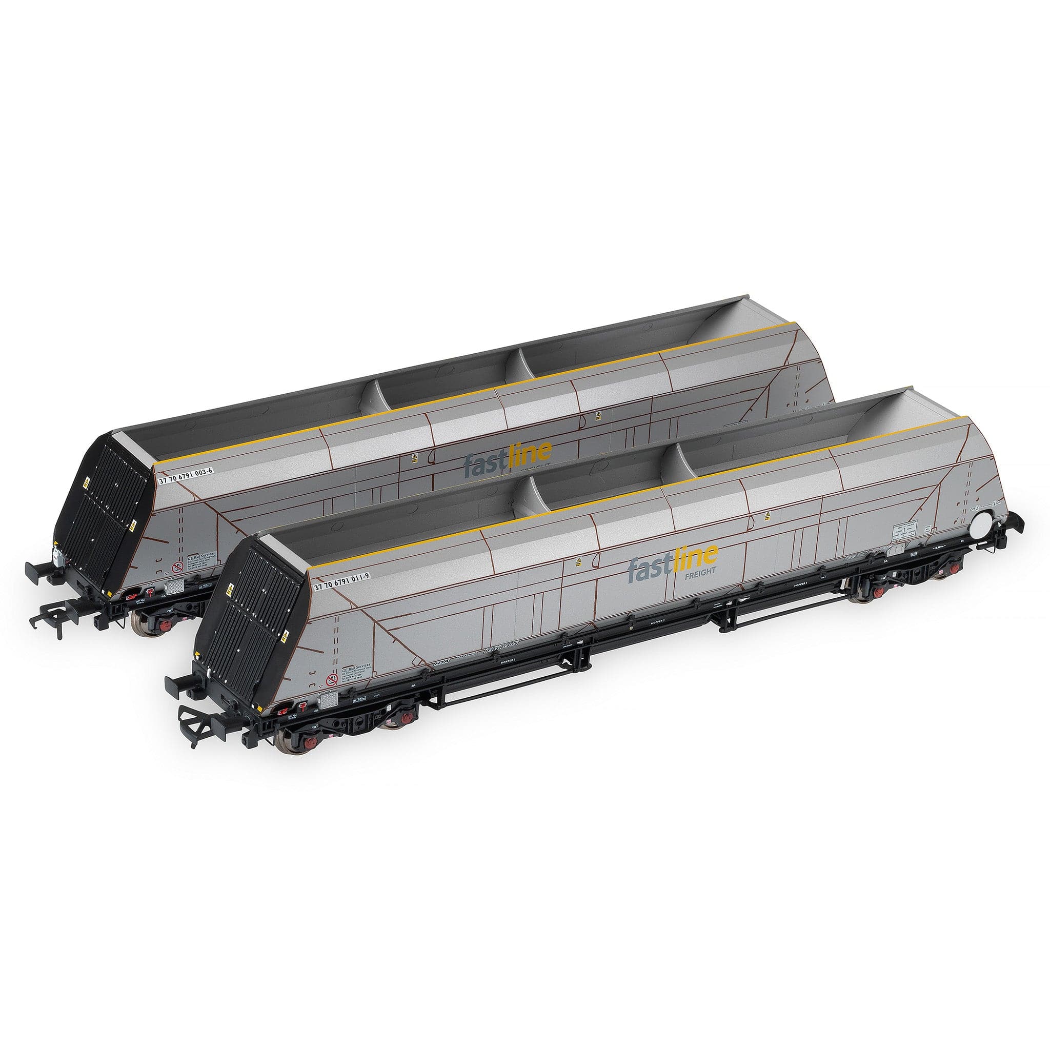 HYA Bogie Hopper Wagon – Fastline Freight – Doppelpack 1