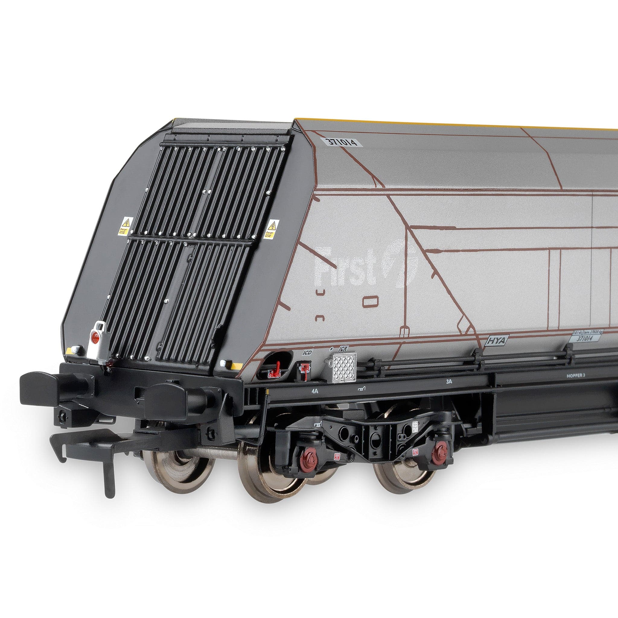 HYA Bogie Hopper Wagon – GBRf Coal Branding – Pack 1