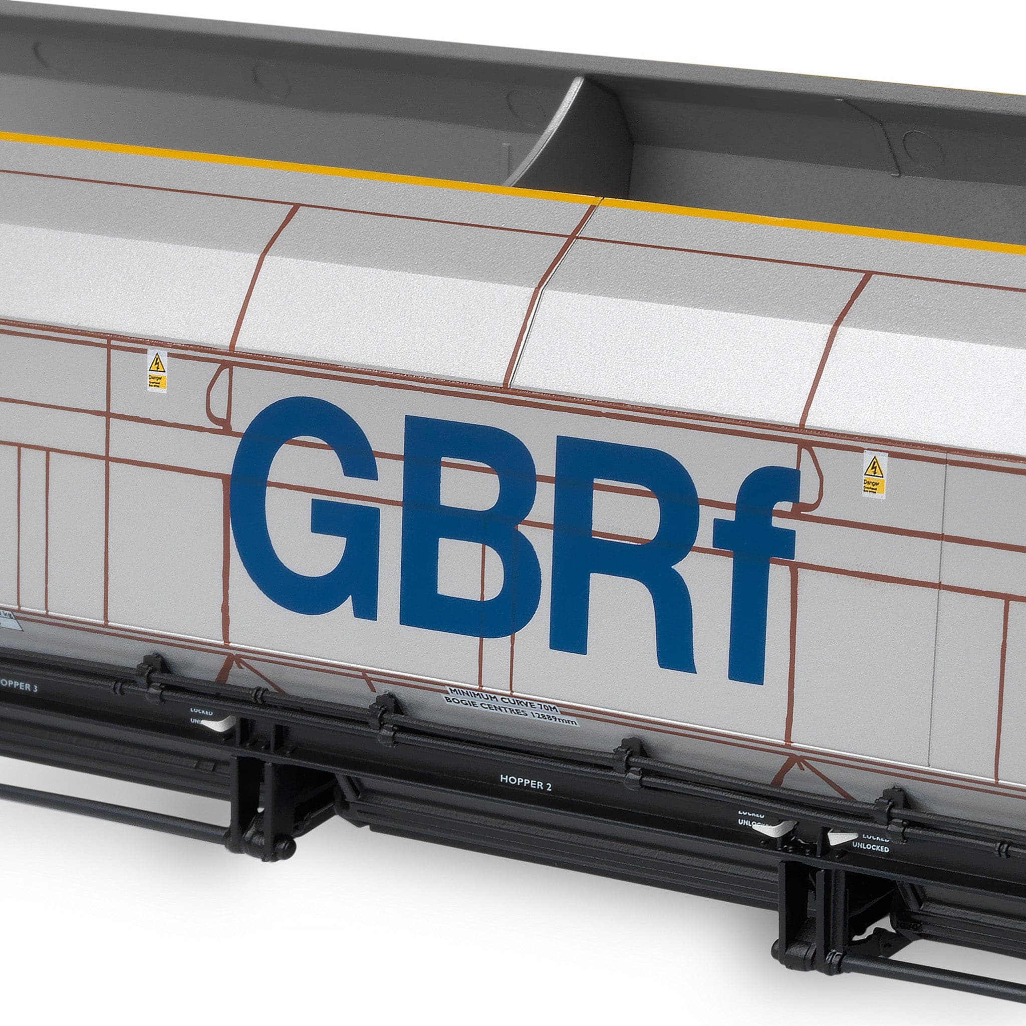 HYA Bogie Hopper Wagon – GBRf Coal Branding – Pack 1