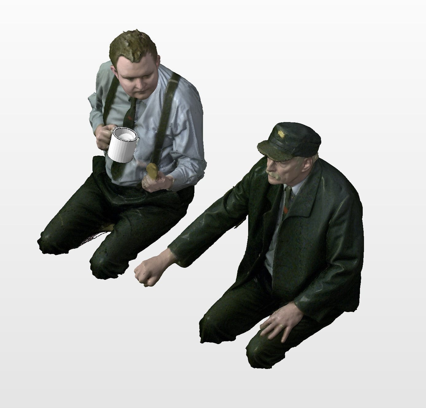 Klasse 55 „Deltic“-Besatzung – Fahrer/Sekundär – späte BR