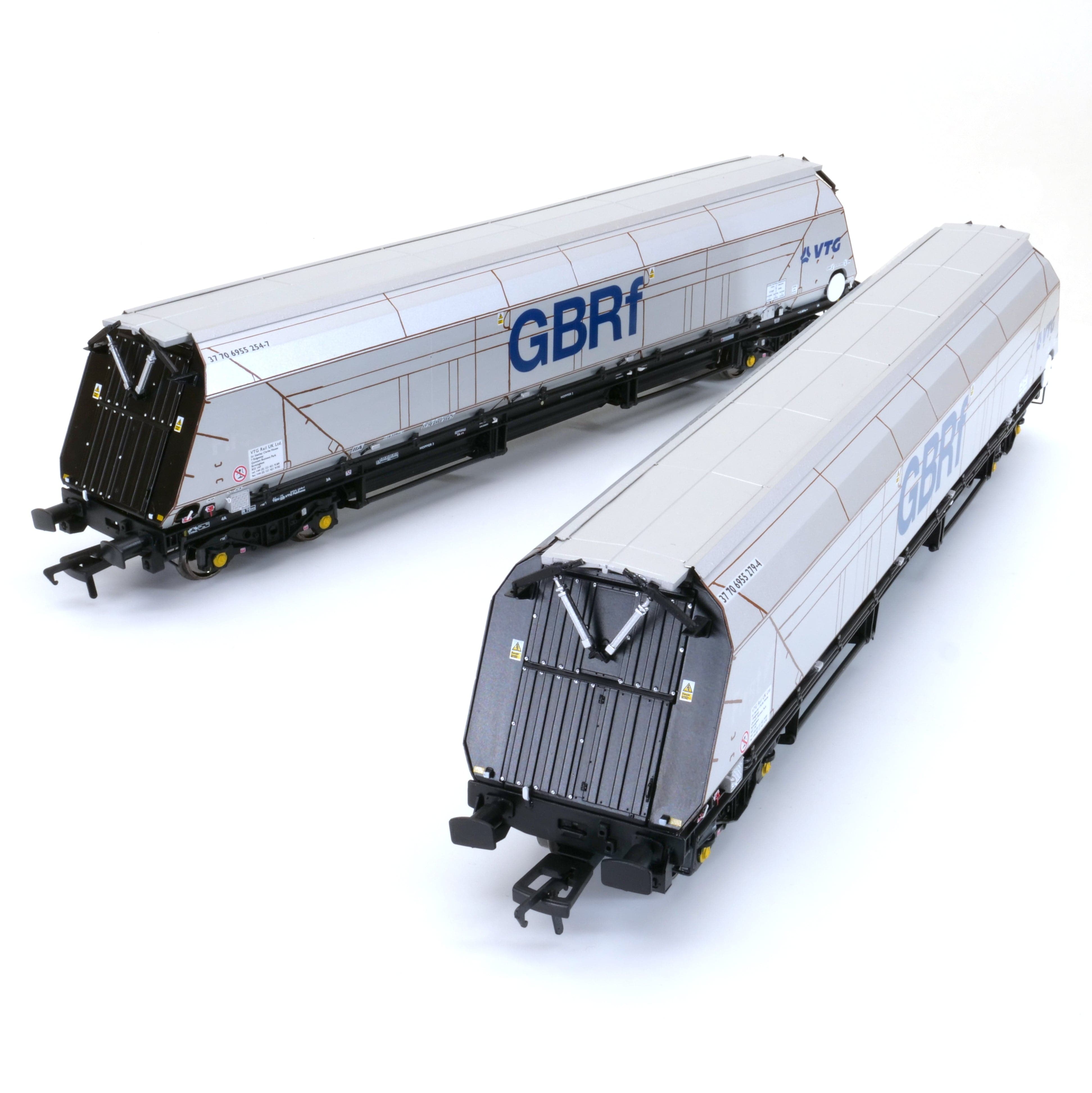 IIA Biomass Bogie Hopper Wagon - GBRf/VTG - Pack 2