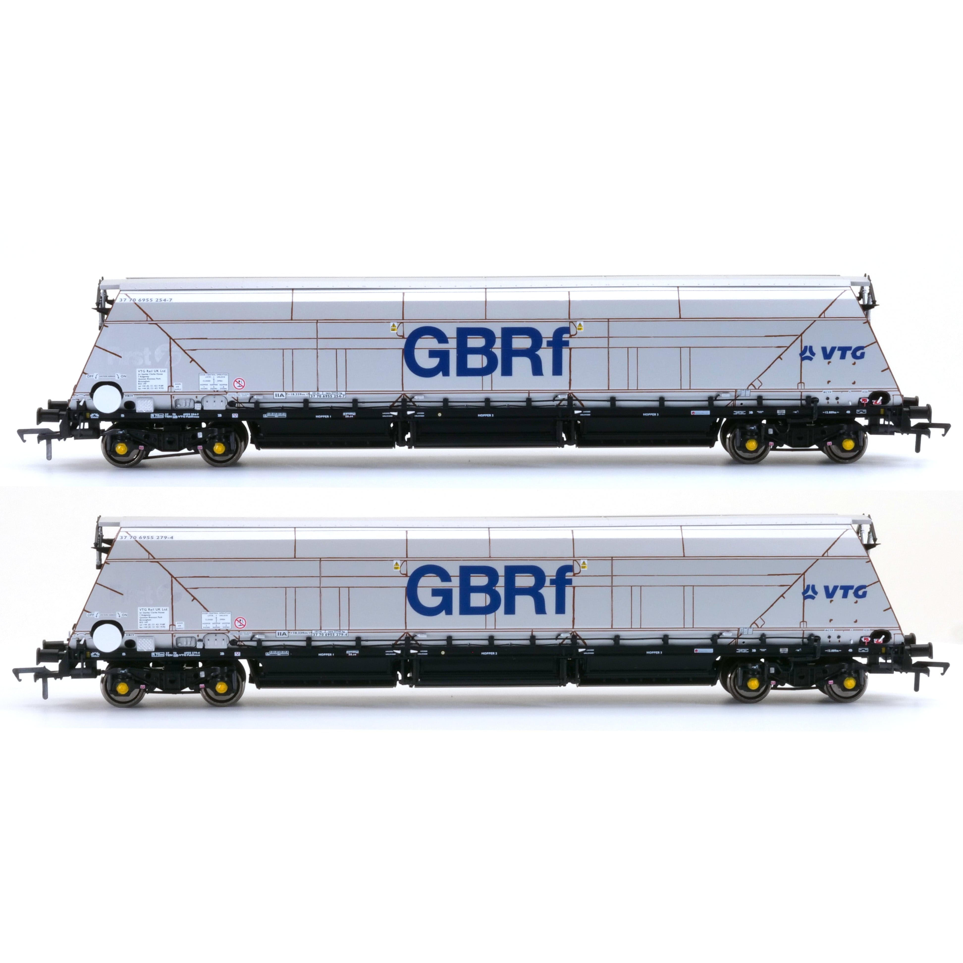 IIA Biomass Bogie Hopper Wagon - GBRf/VTG - Pack 2