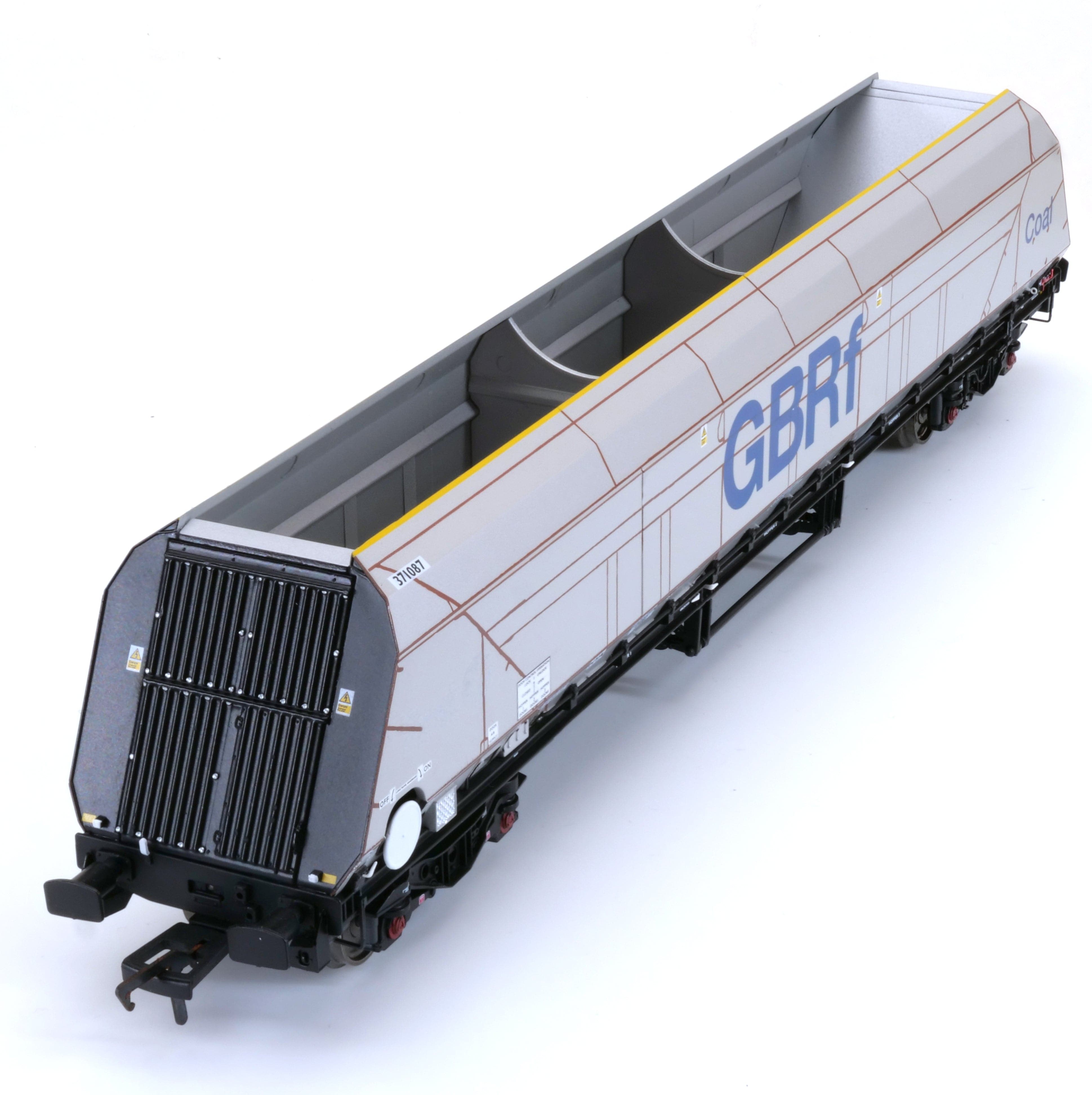 HYA Bogie Hopper Wagon – GBRf-Kohle-Branding – Pack 3