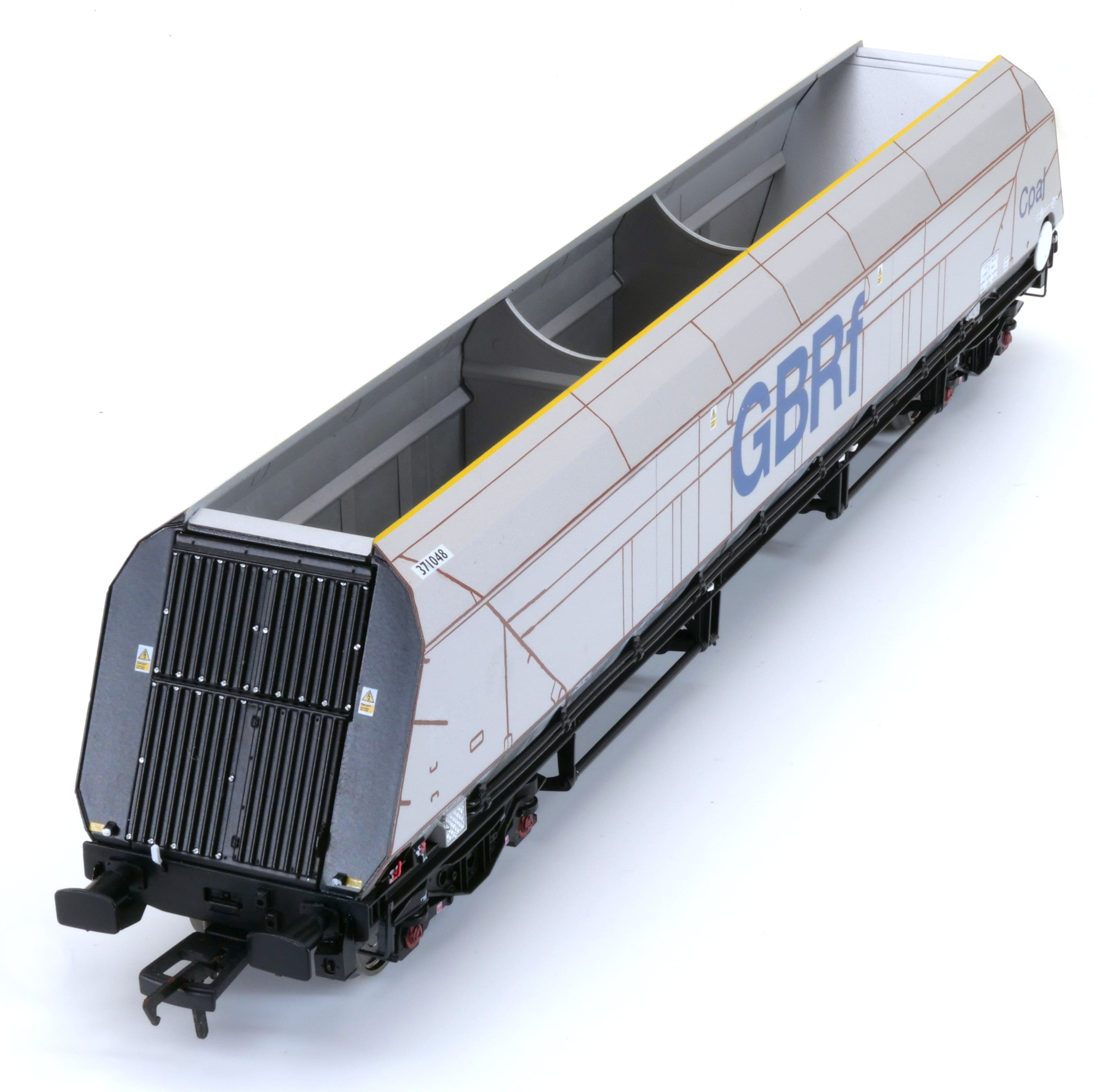 HYA Bogie Hopper Wagon – GBRf-Kohle-Branding – Pack 3