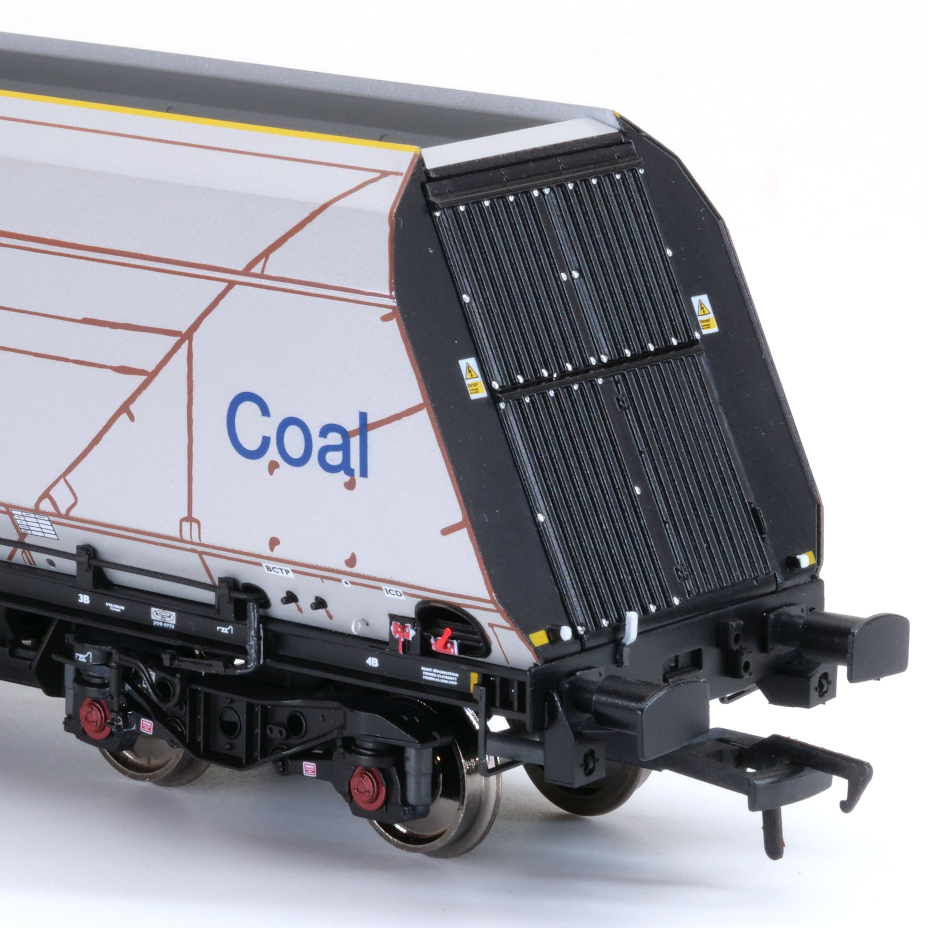 HYA Bogie Hopper Wagon – GBRf-Kohle-Branding – Pack 3