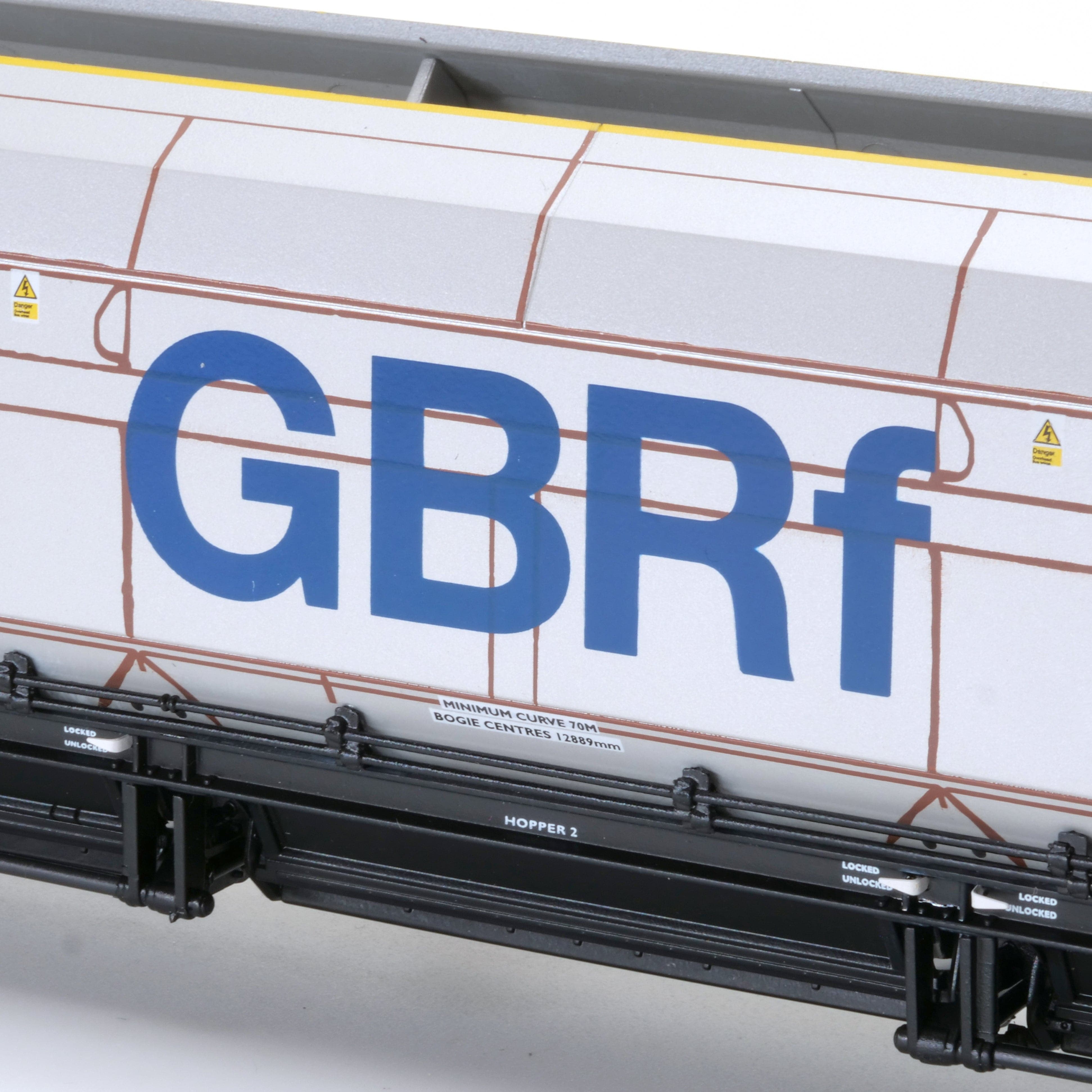 HYA Bogie Hopper Wagon – GBRf-Kohle-Branding – Pack 3