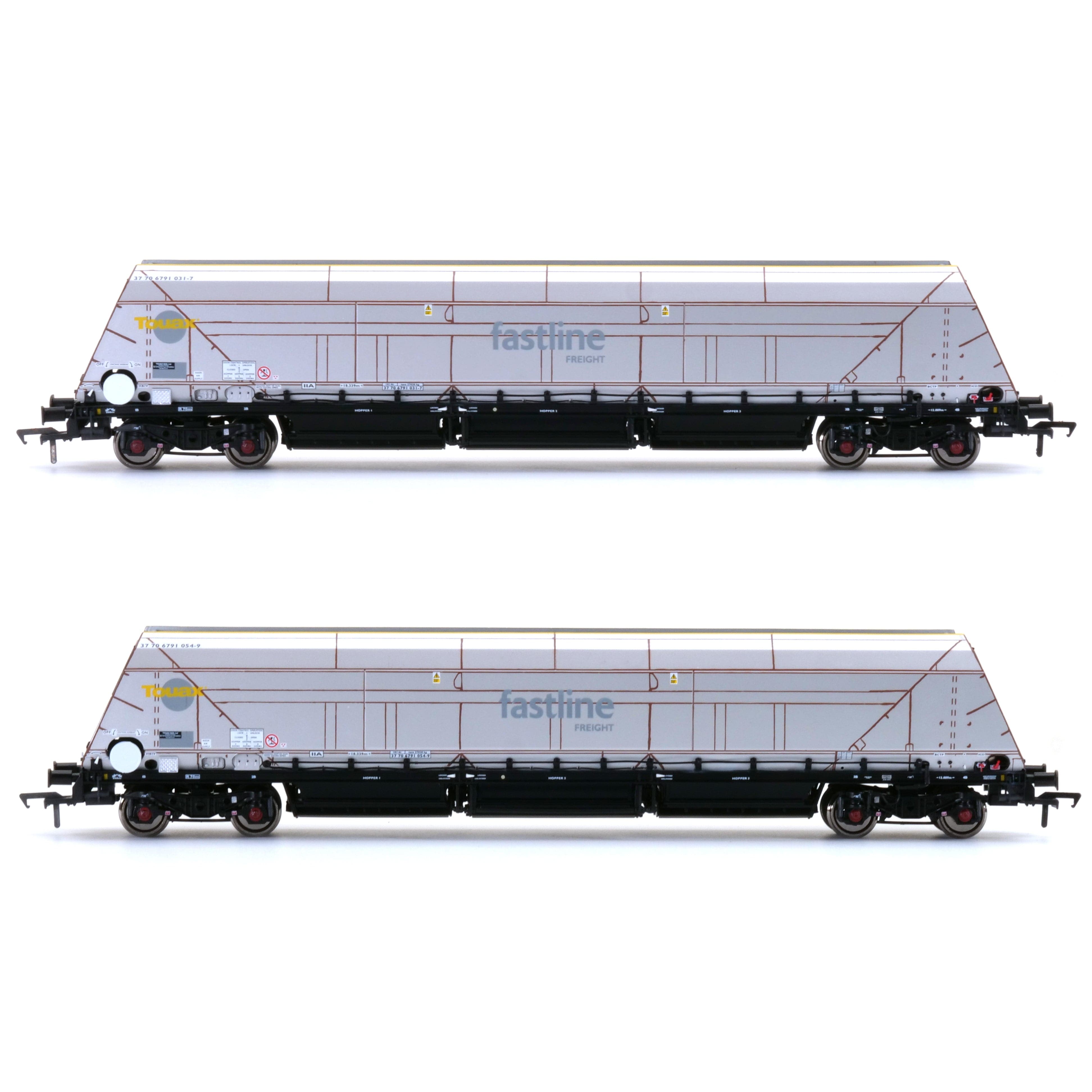 HYA Bogie Hopper Wagon – Unbemalter Touax – Pack 1