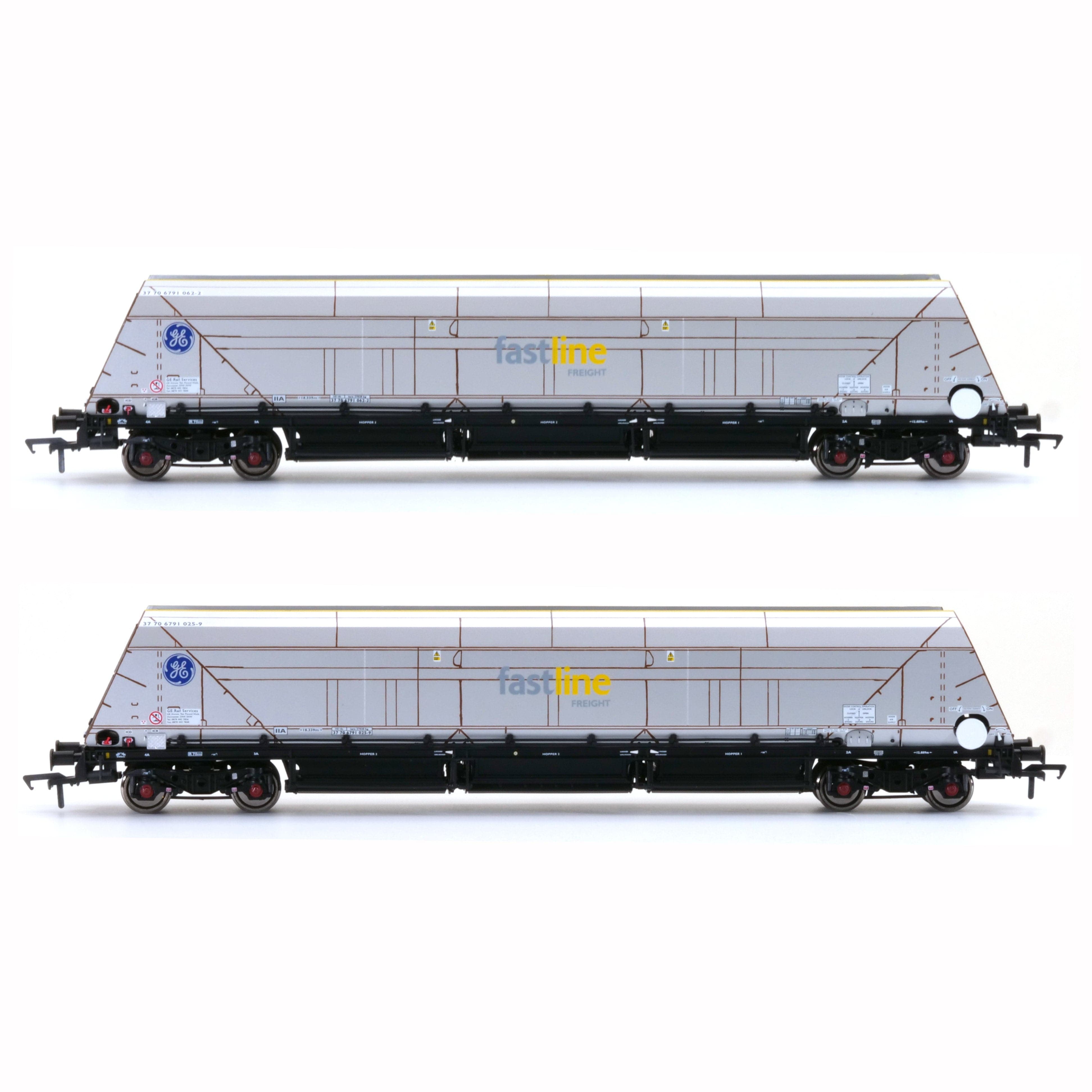HYA Bogie Hopper Wagon – Fastline Freight/GE – Doppelpack 3